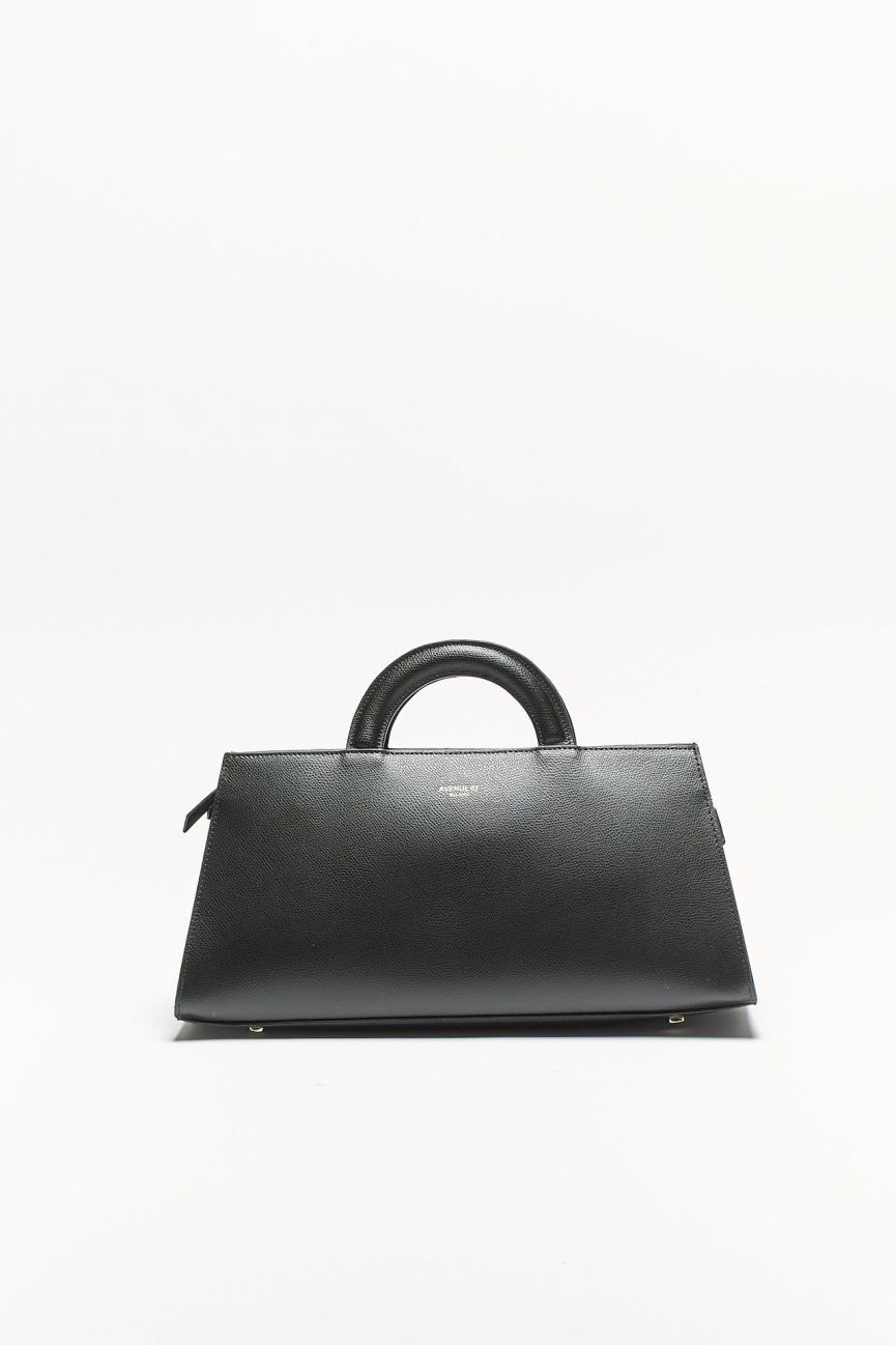 Borsa baguette RANIA in pelle nero