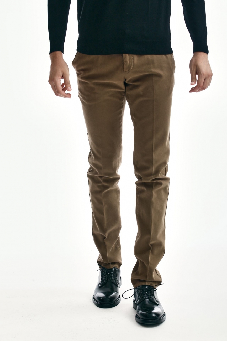 Pantalone SUPER SLIM FIT cammello