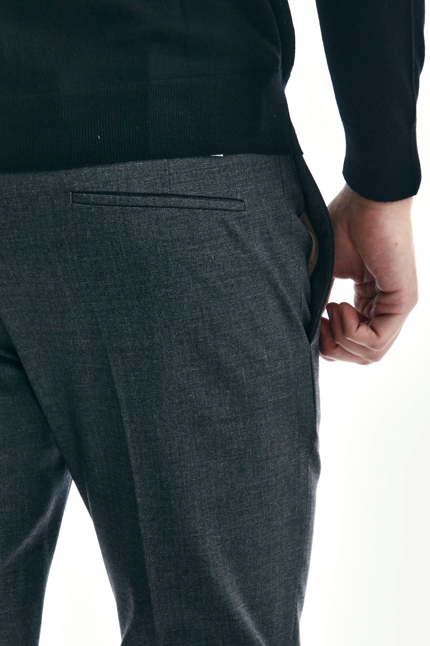 Pantalone EDGE DIECI in lana grigio