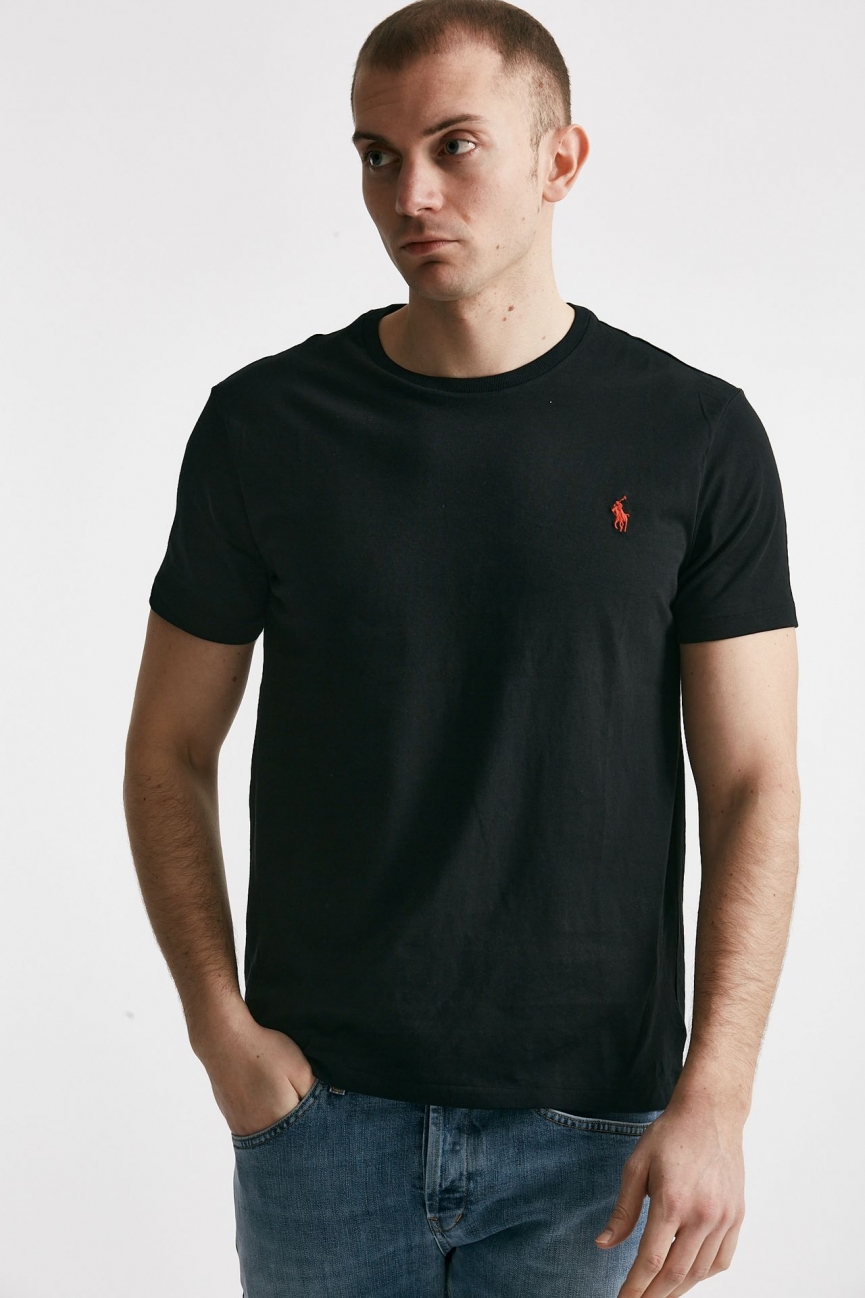 T-shirt in cotone nero