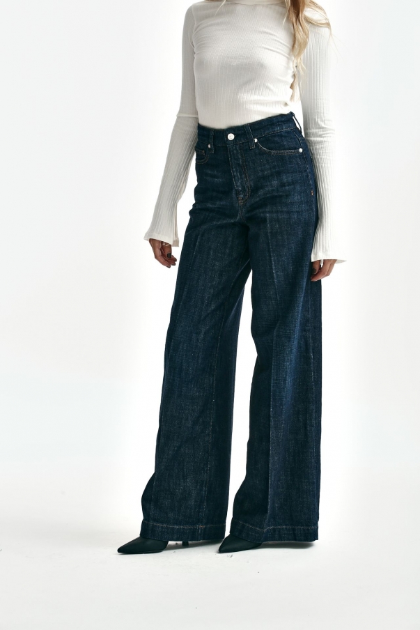 Jeans palazzo LUPE blu scuro