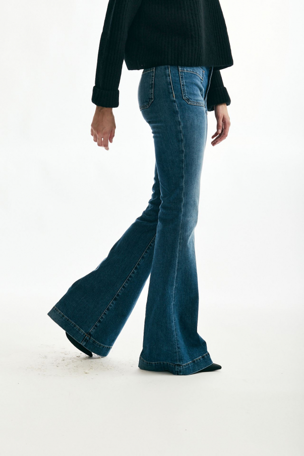 Jeans a zampa DELPHINE 