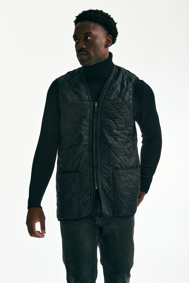 Gilet POLARQUILT trapuntato nero