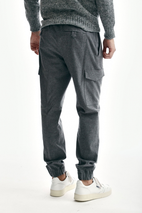 Pantalone SOFT FIT in cotone grigio