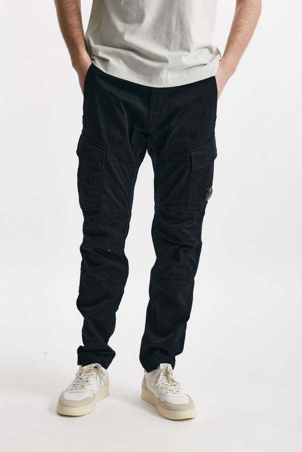 Pantalone STRETCH SATEEN CARGO PANTS blu notte