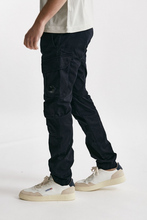 Pantalone STRETCH SATEEN CARGO PANTS blu notte