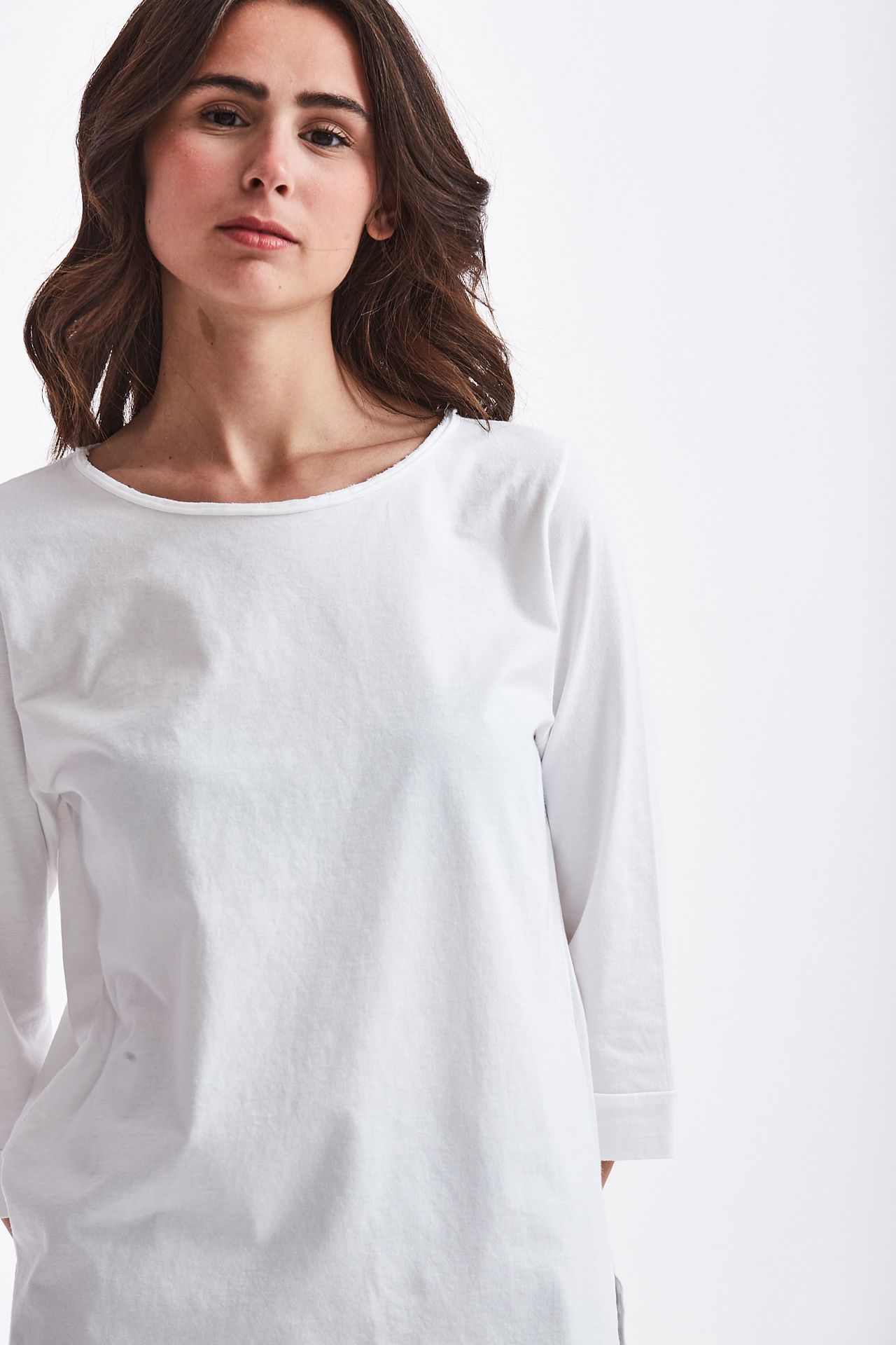 T-shirt in cotone bianco