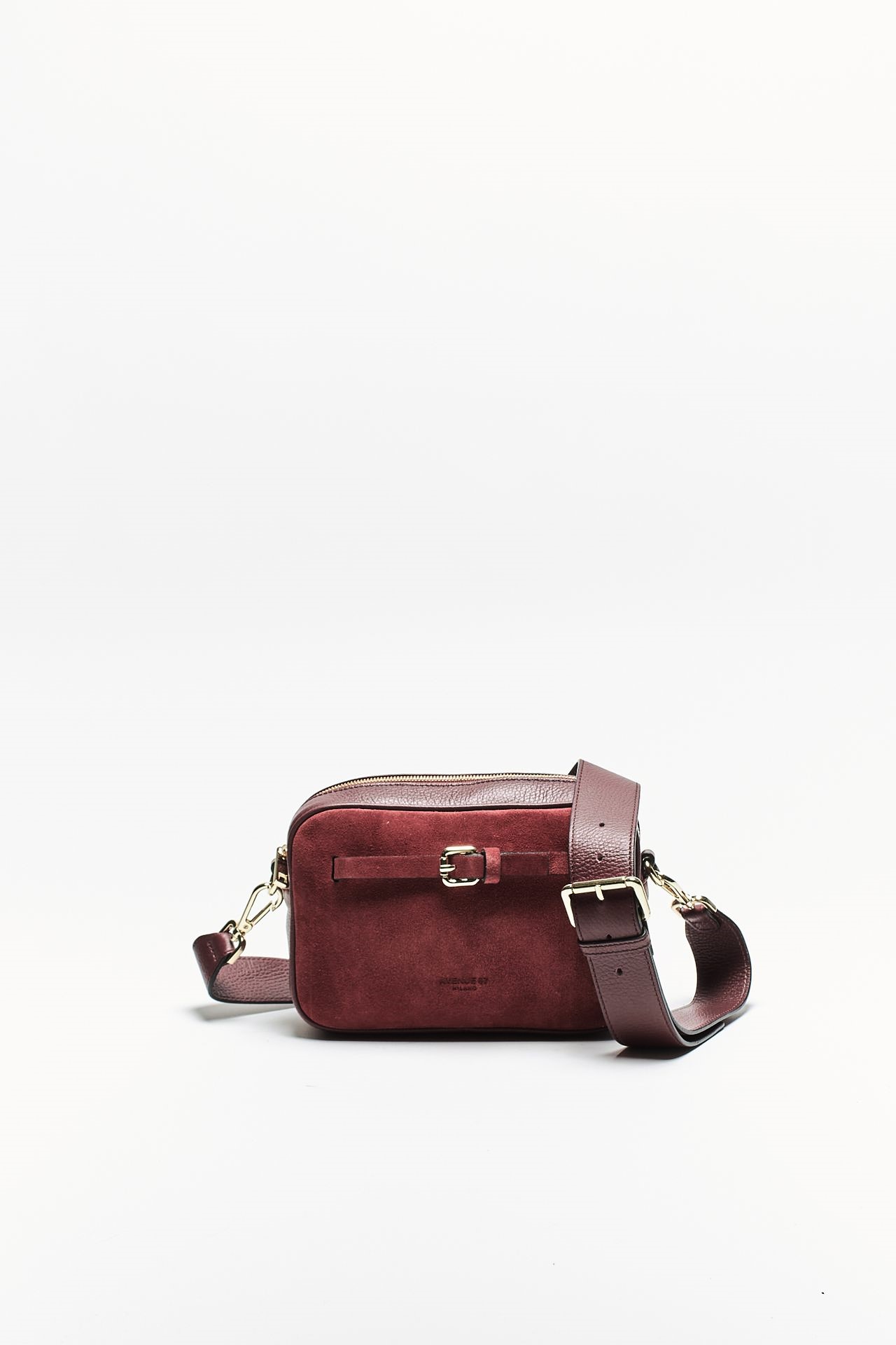 Borsa semirigida OLGA in pelle bordeaux