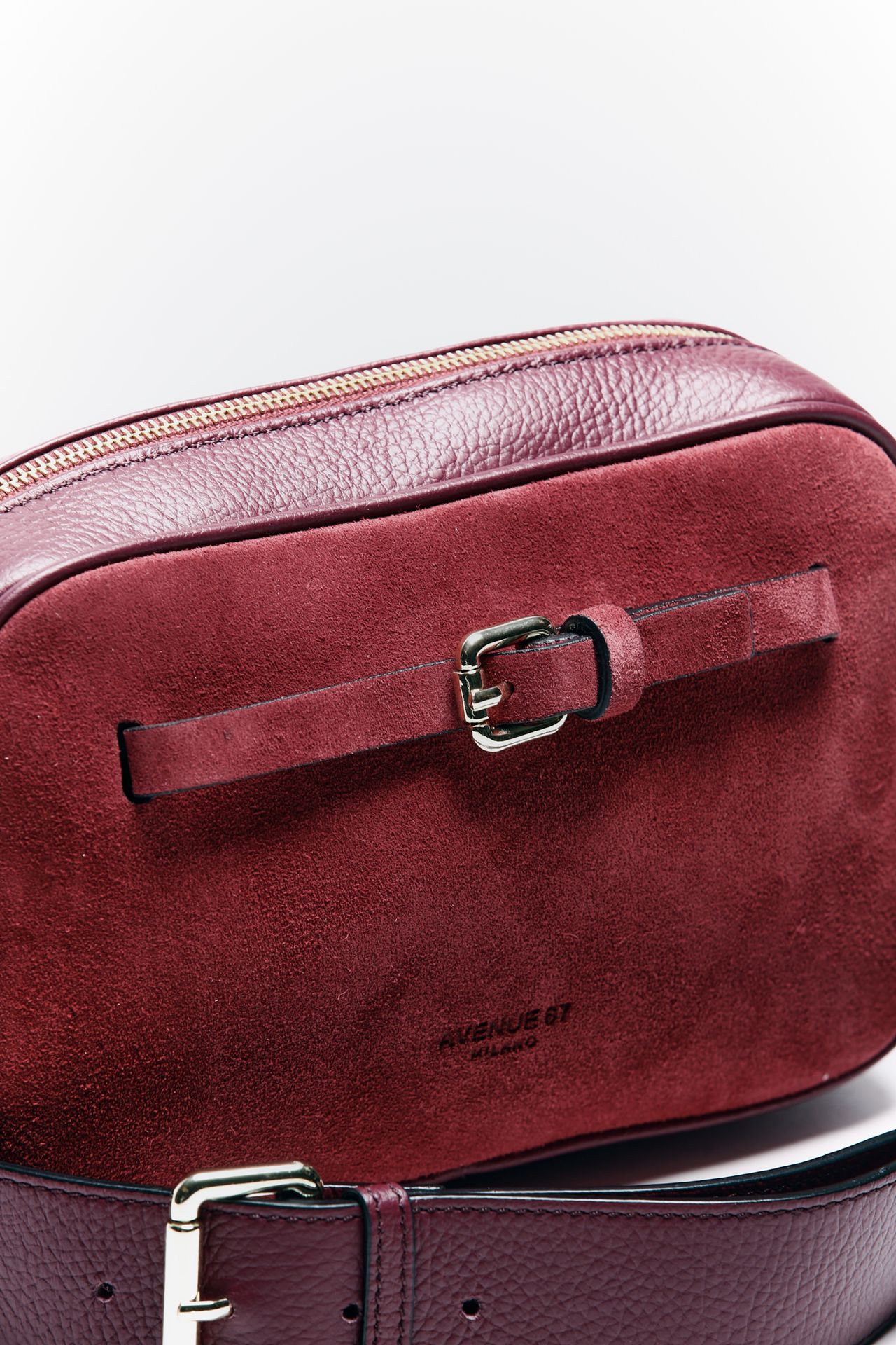 Borsa semirigida OLGA in pelle bordeaux