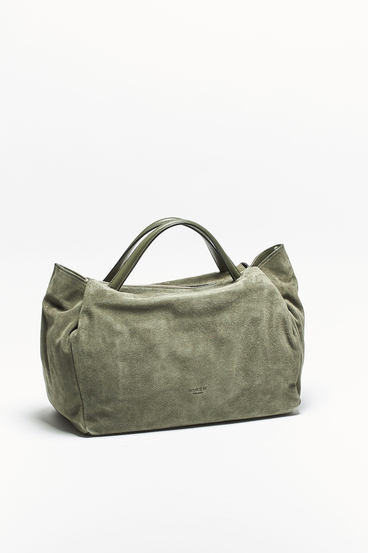 Borsa morbida ROXANNE in pelle verde