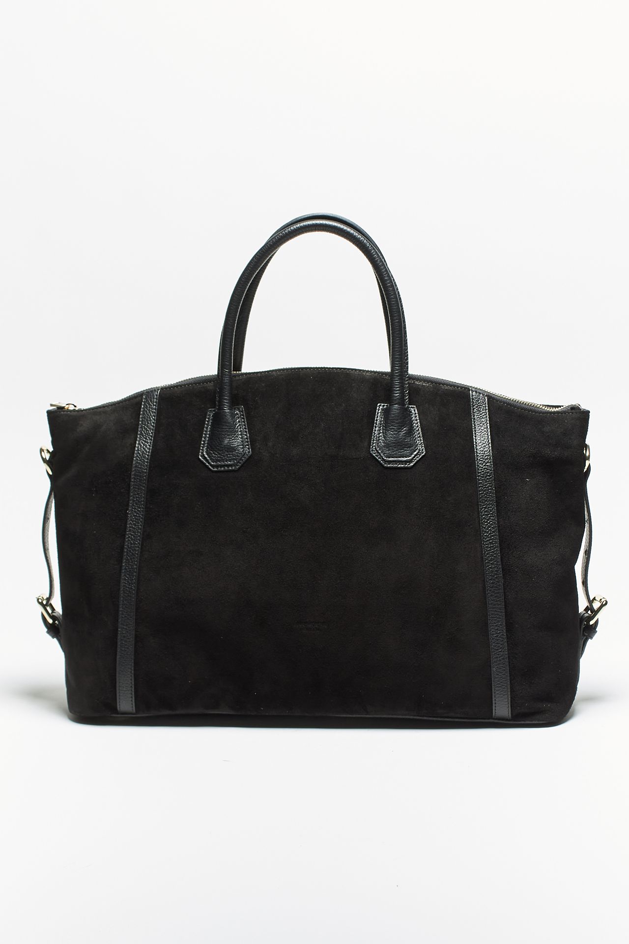 Borsa morbida ALEXANDRA in pelle nero