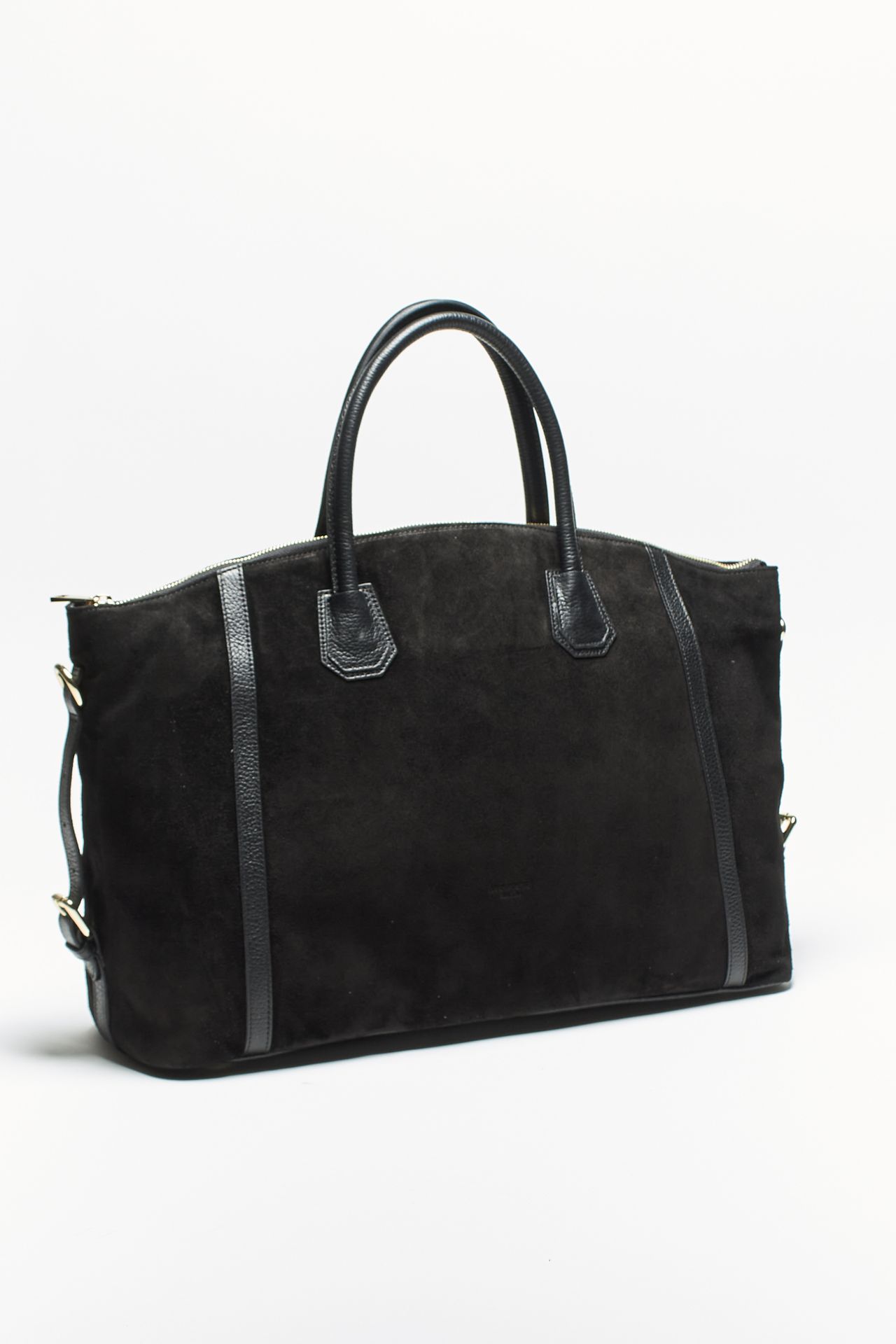 Borsa morbida ALEXANDRA in pelle nero