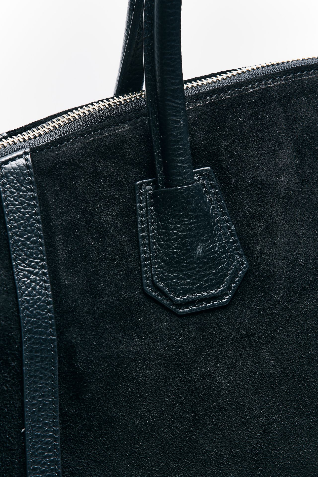 Borsa morbida ALEXANDRA in pelle nero