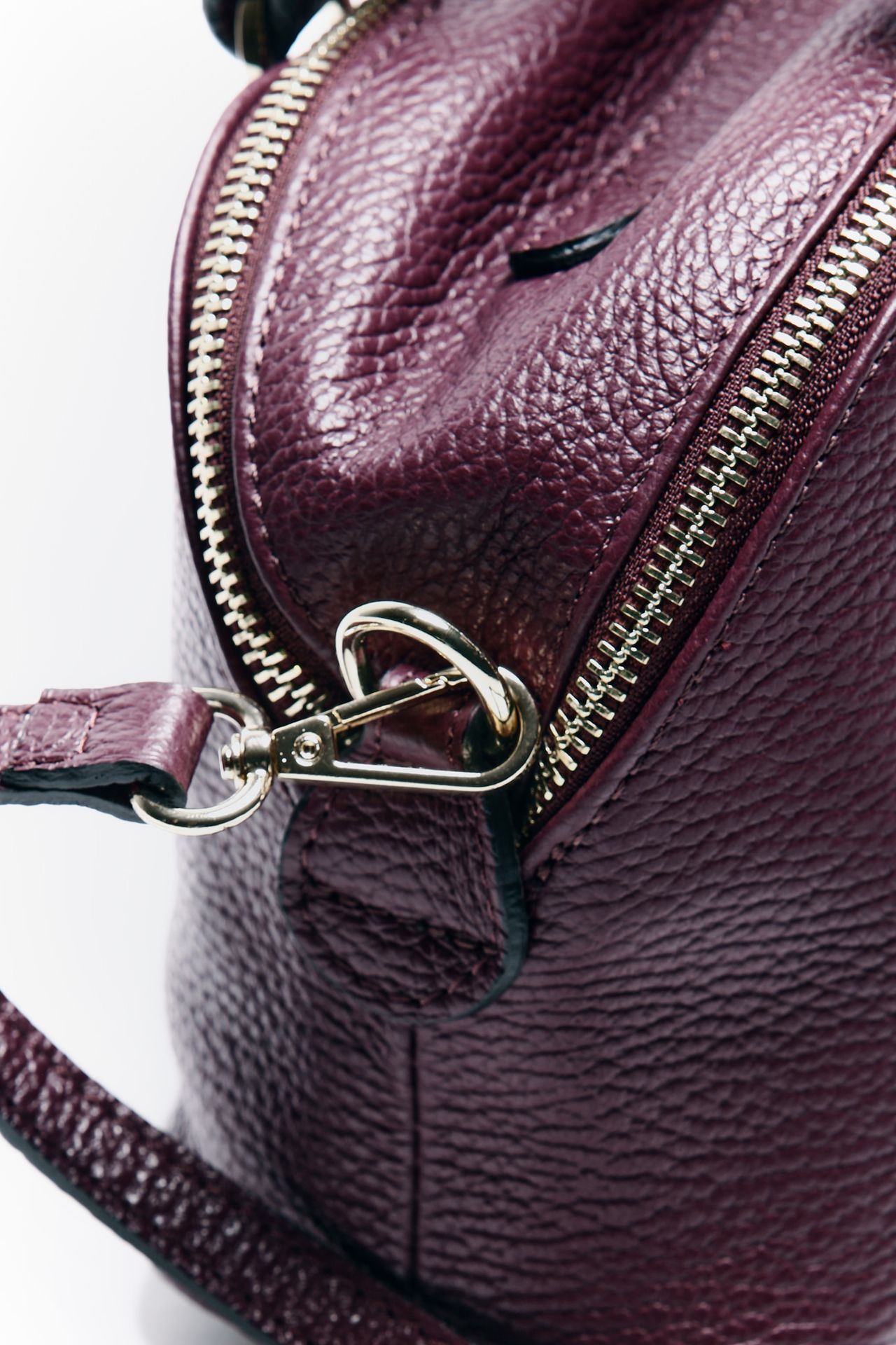 Borsa morbida FANDANGO TOY in pelle bordeaux