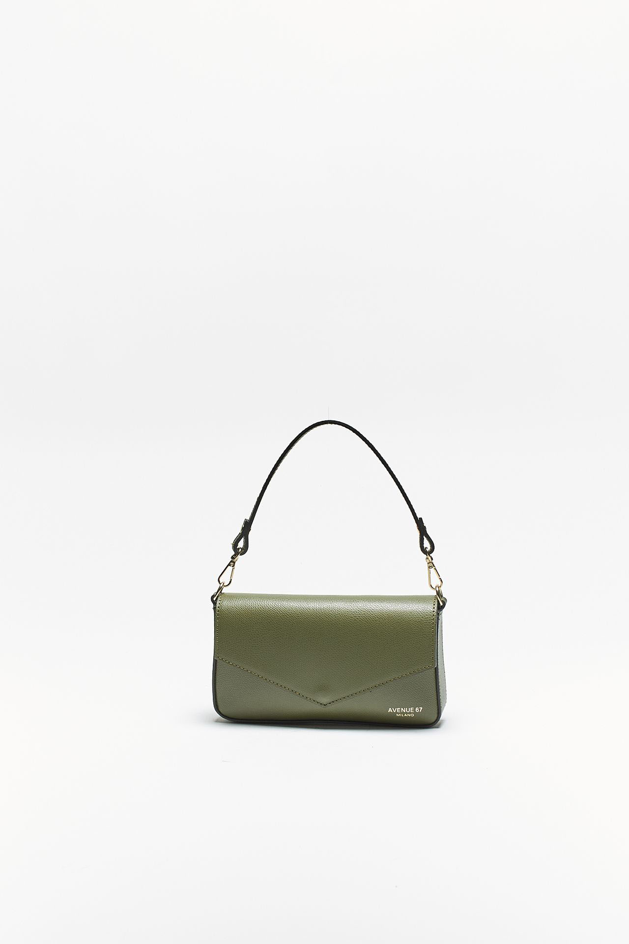 Mini bag LEONOR in pelle verde