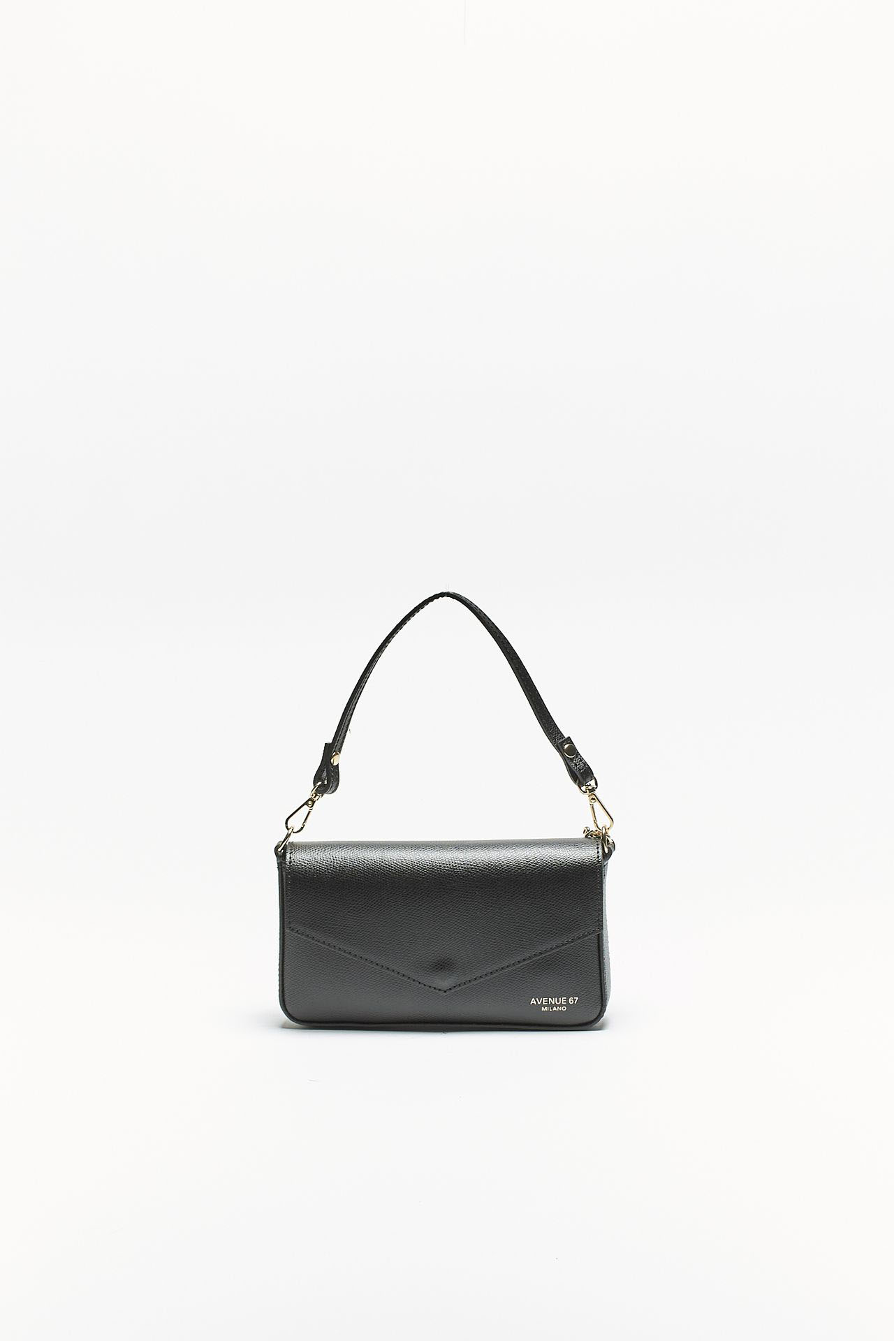 Mini bag LEONOR in pelle nero