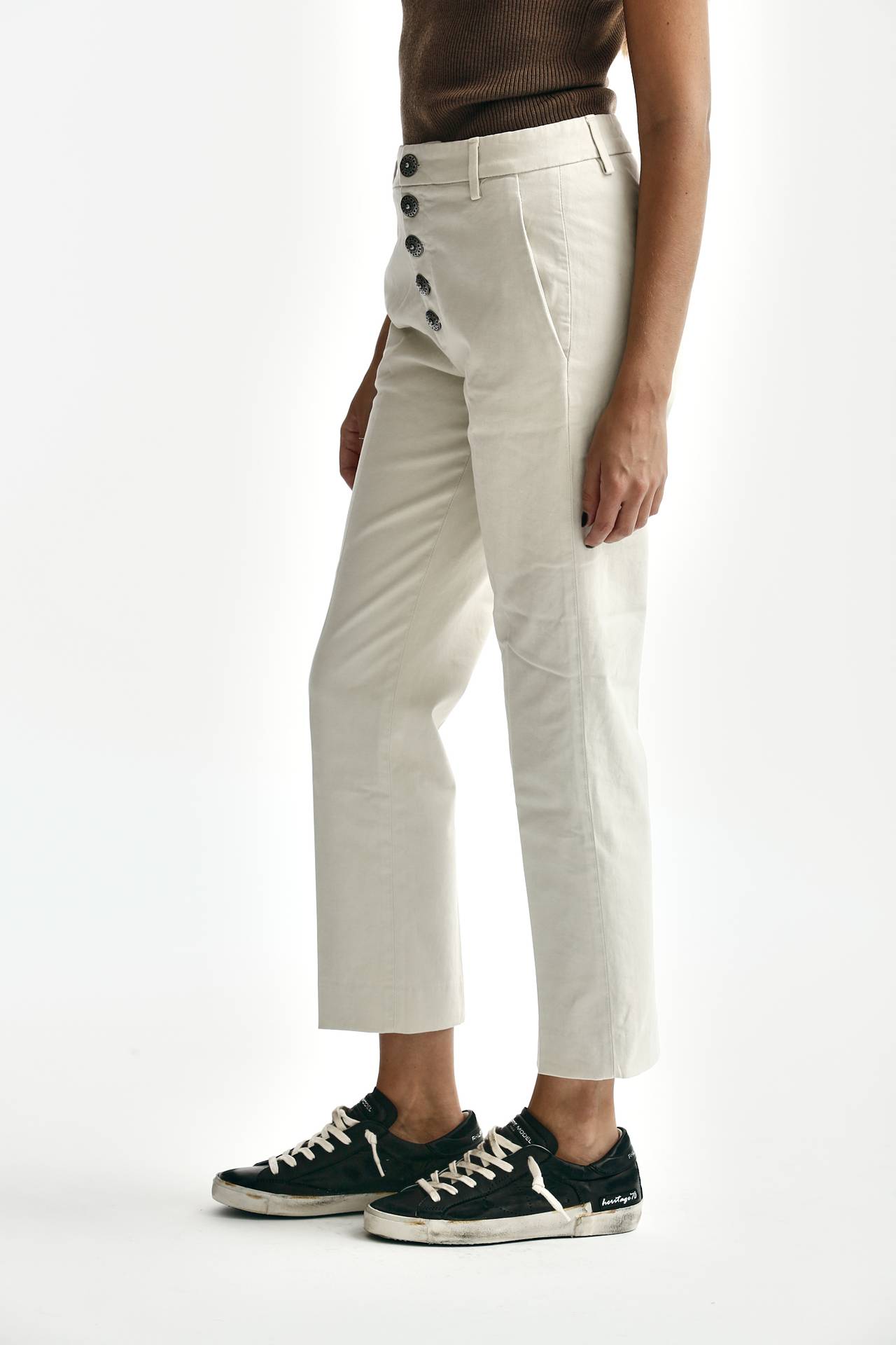 Pantalone loose fit NIMA panna