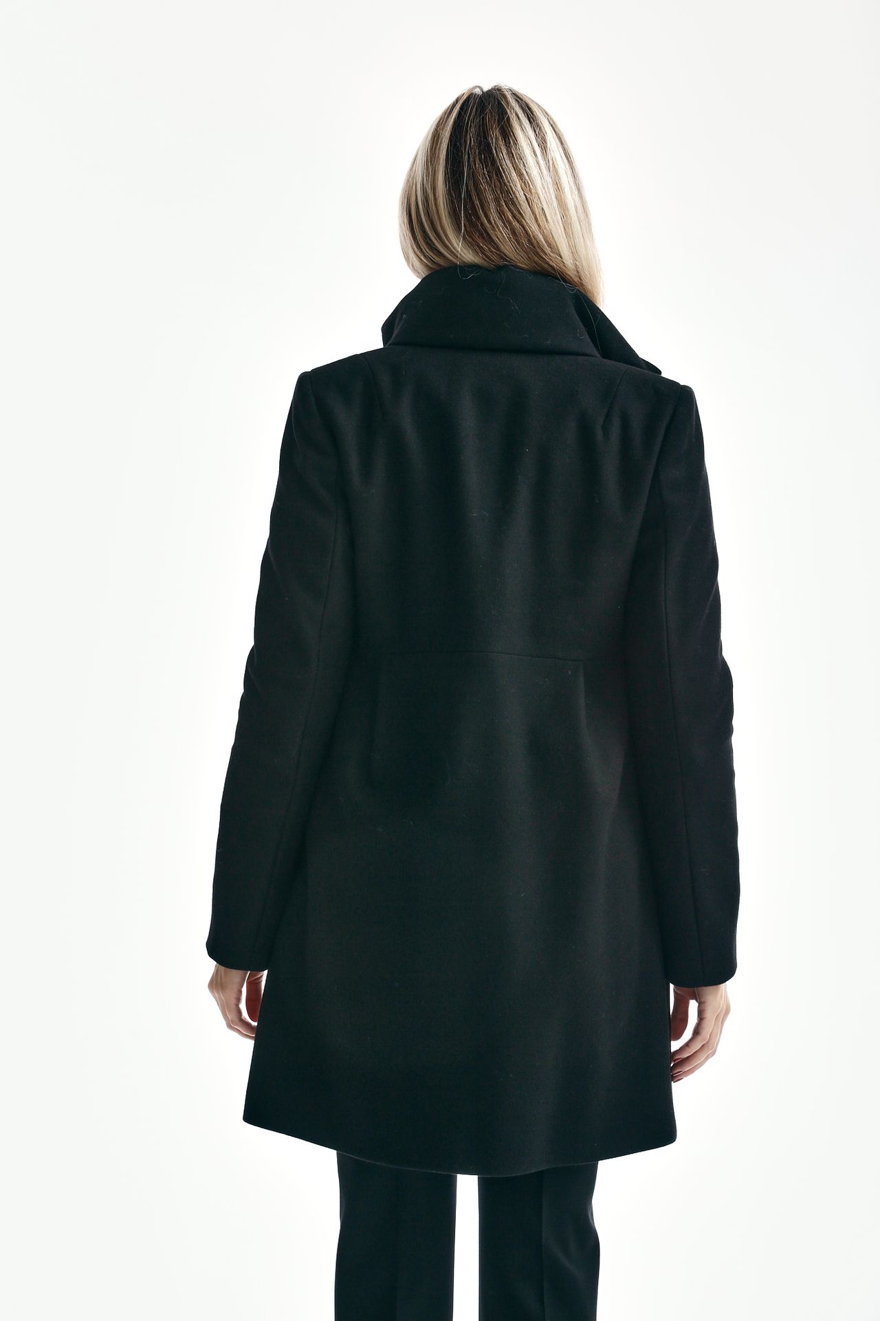 Cappotto ROMANTIC in panno nero