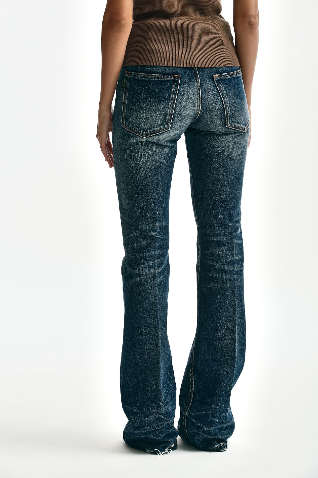 Jeans bootcut FLORA medio scuro