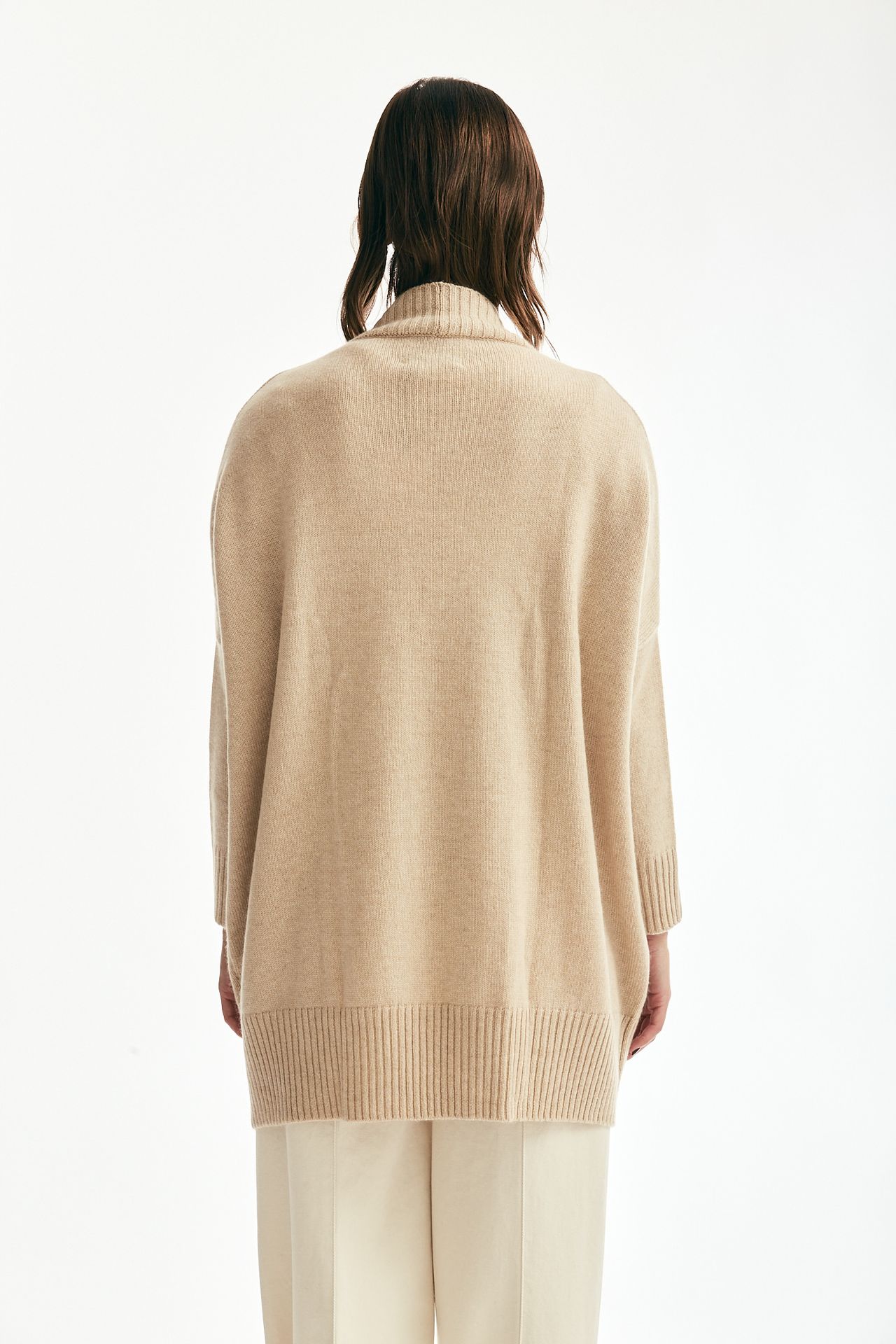 Cardigan aperto ANJA beige