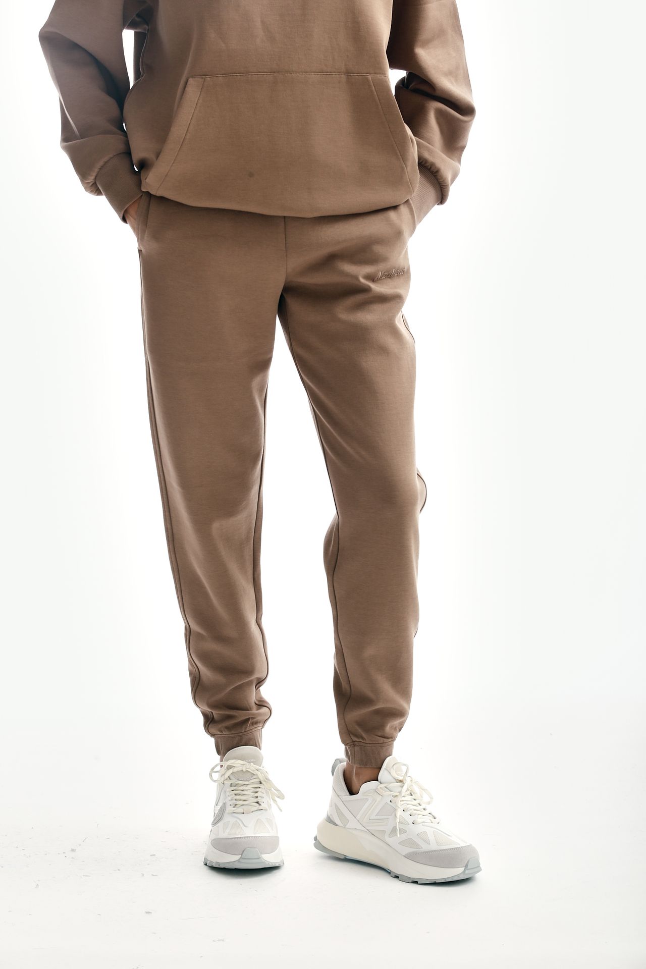 Pantalone jogging HOSE in cotone cammello