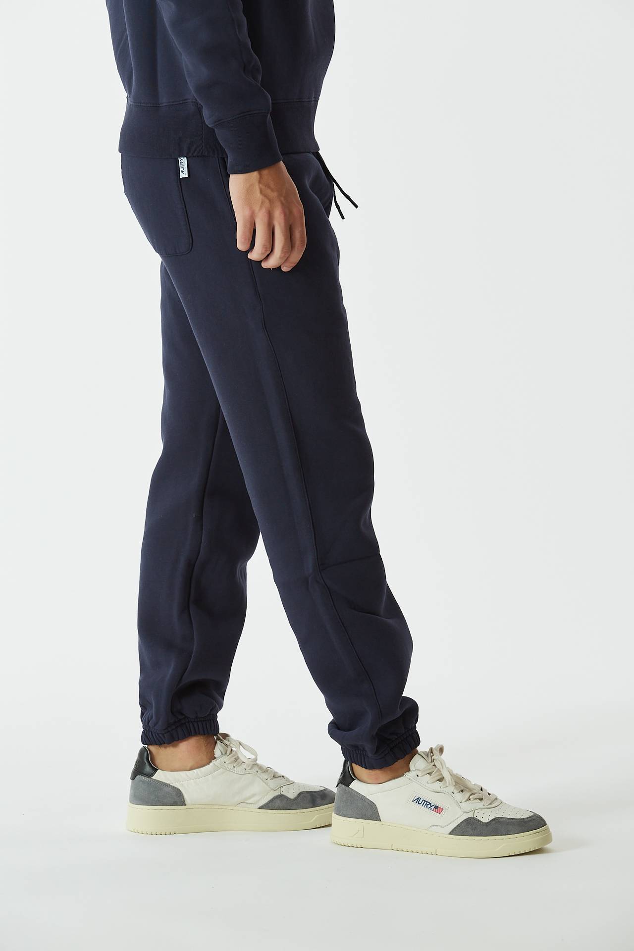 Pantalone jogging in cotone blu
