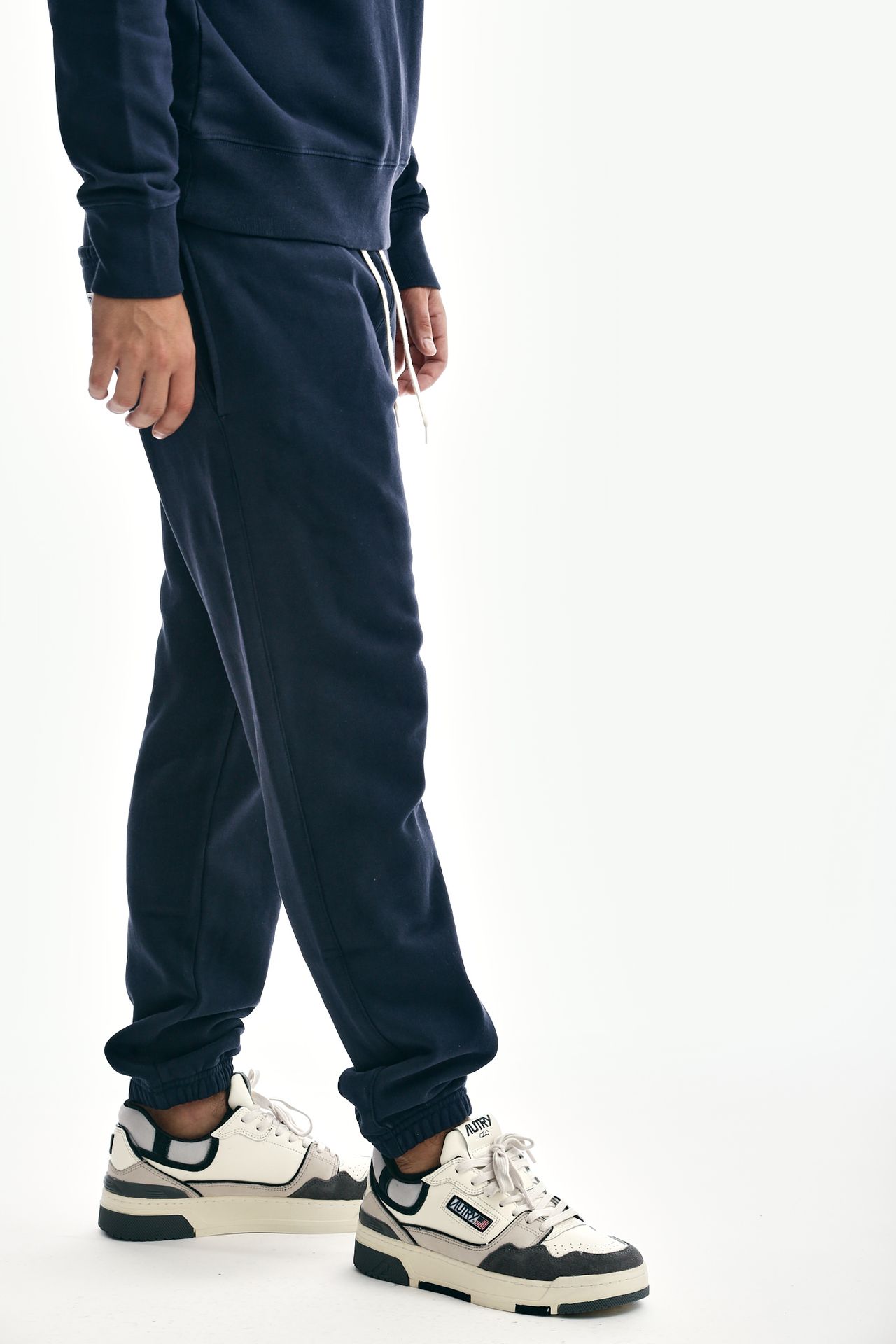 Pantalone in cotone blu