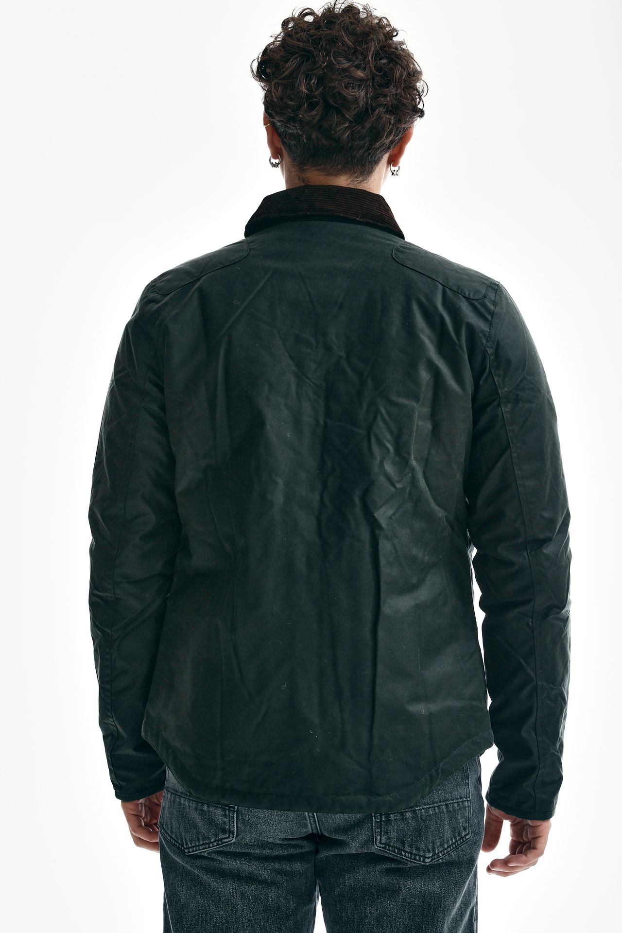 Giubbino REELIN WAX JACKET in cotone cerato