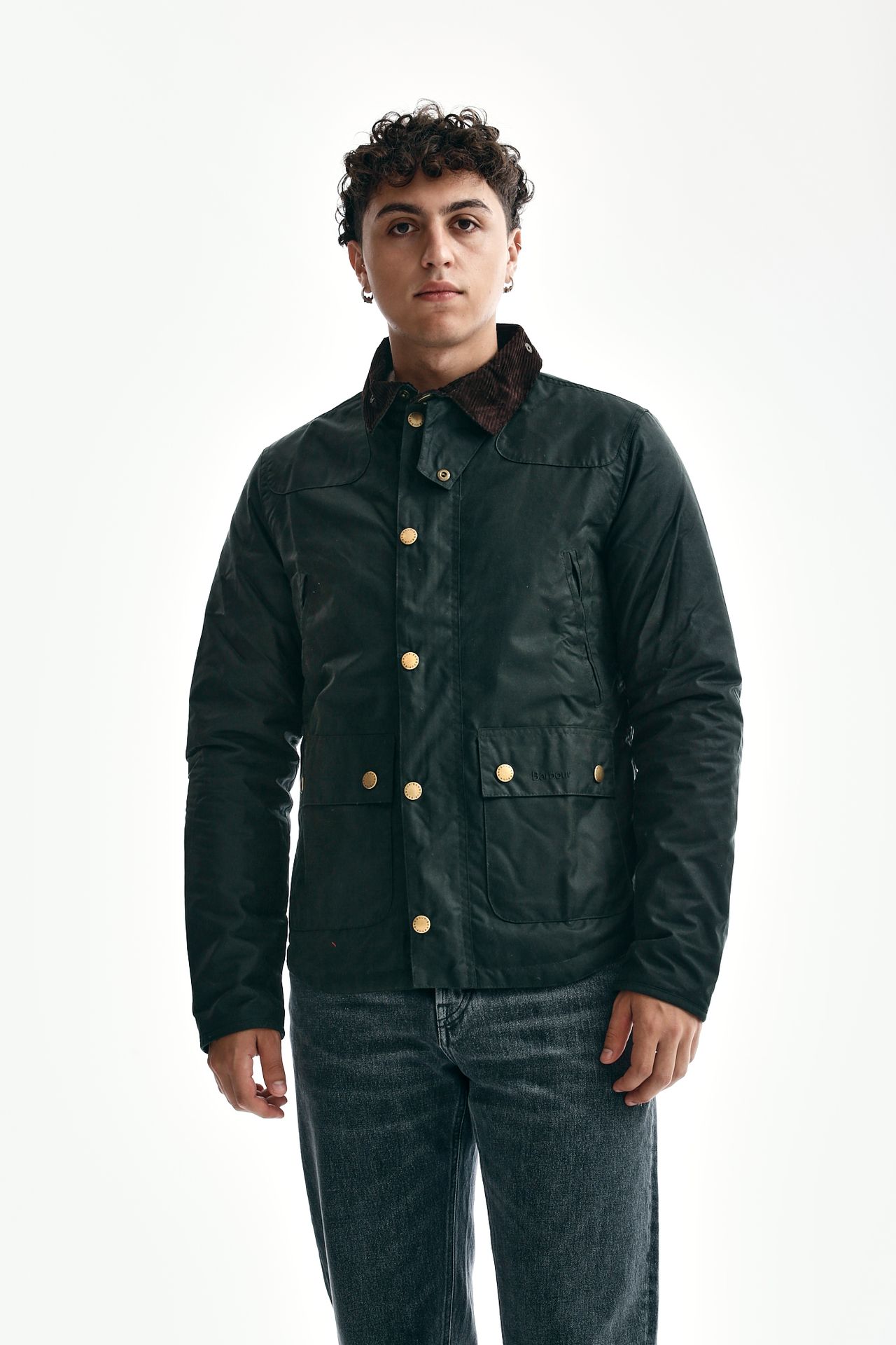 Giubbino REELIN WAX JACKET in cotone cerato