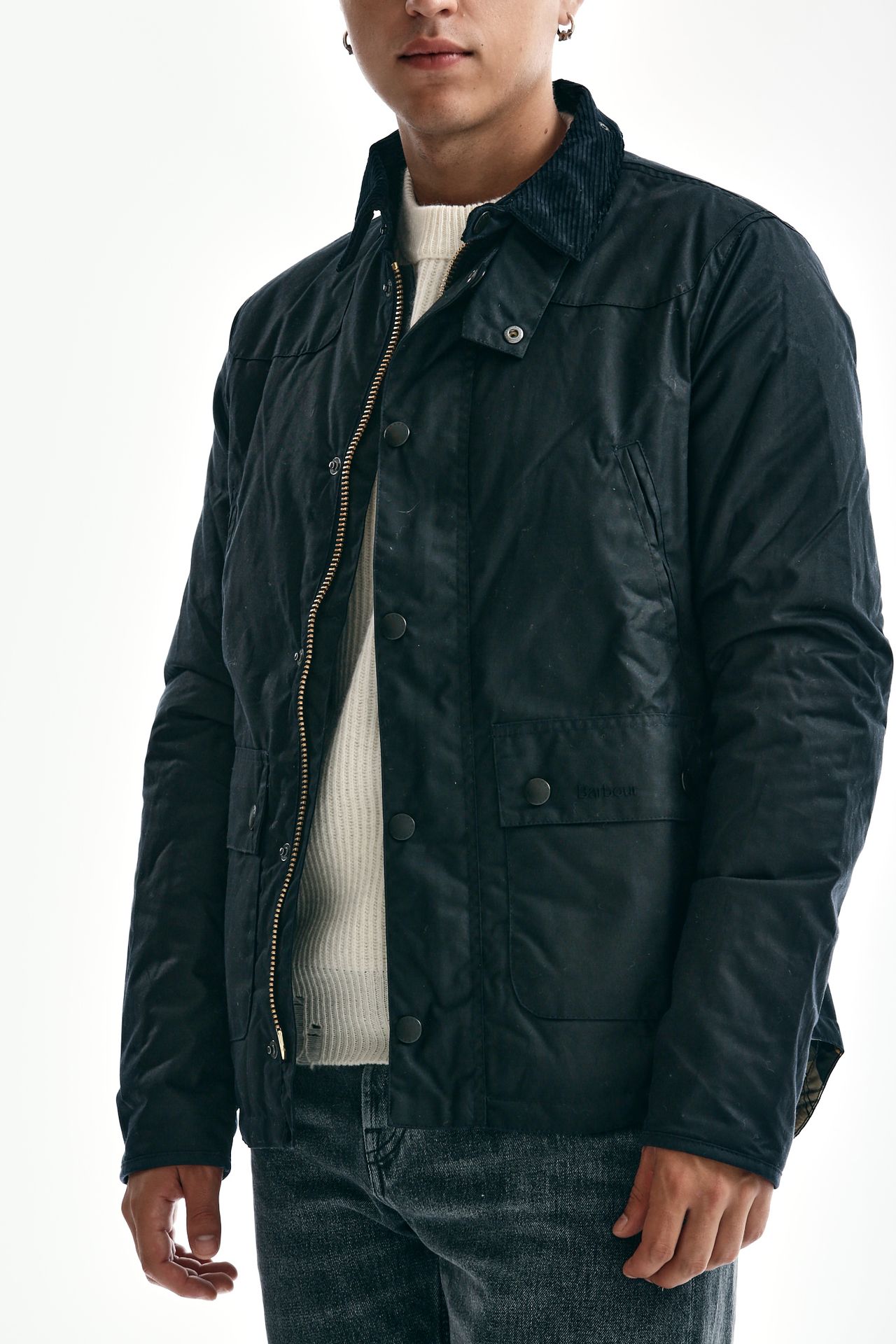 Giubbino REELIN WAX JACKET blu