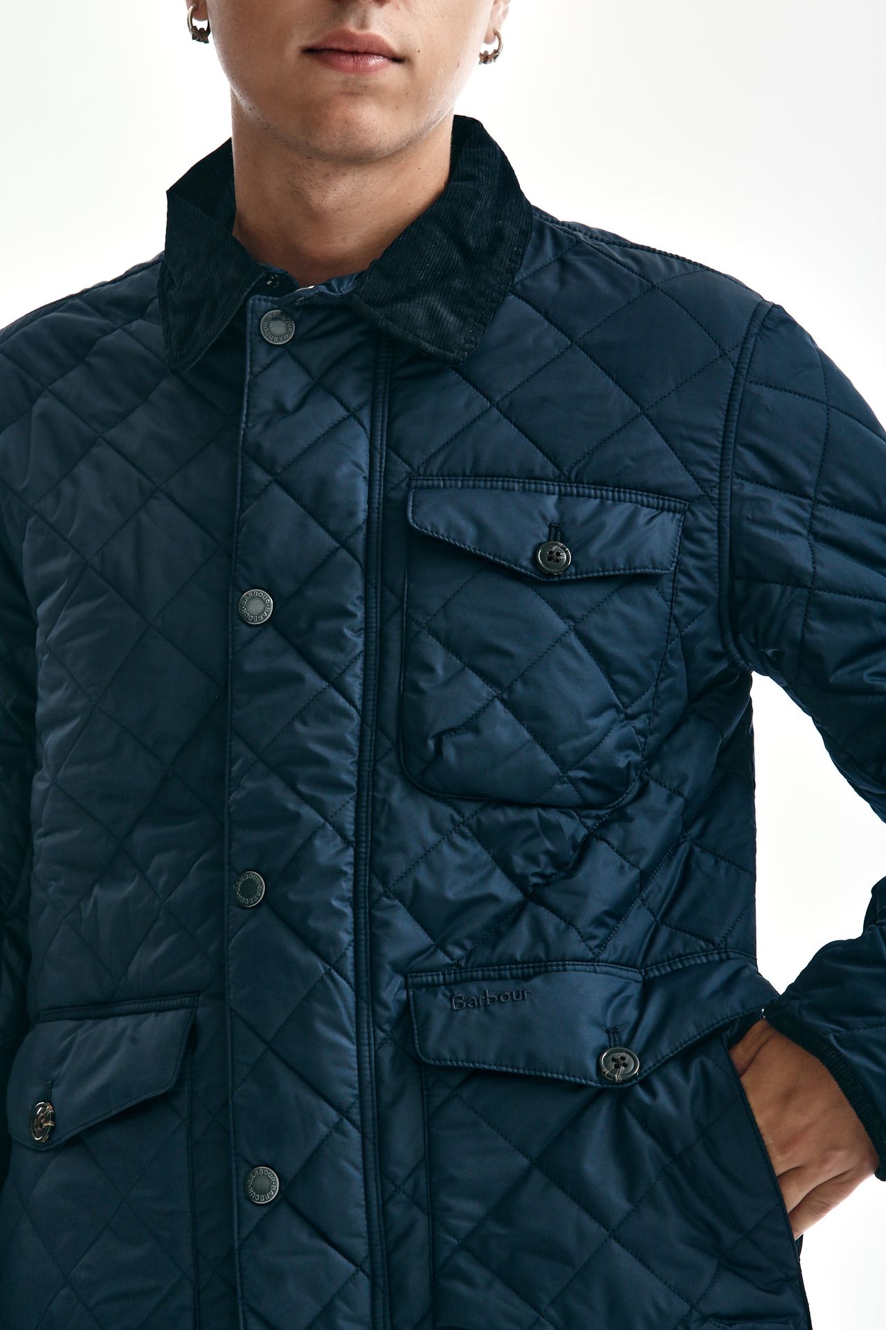 Giacca trapuntata HORNBY QUILTED blu