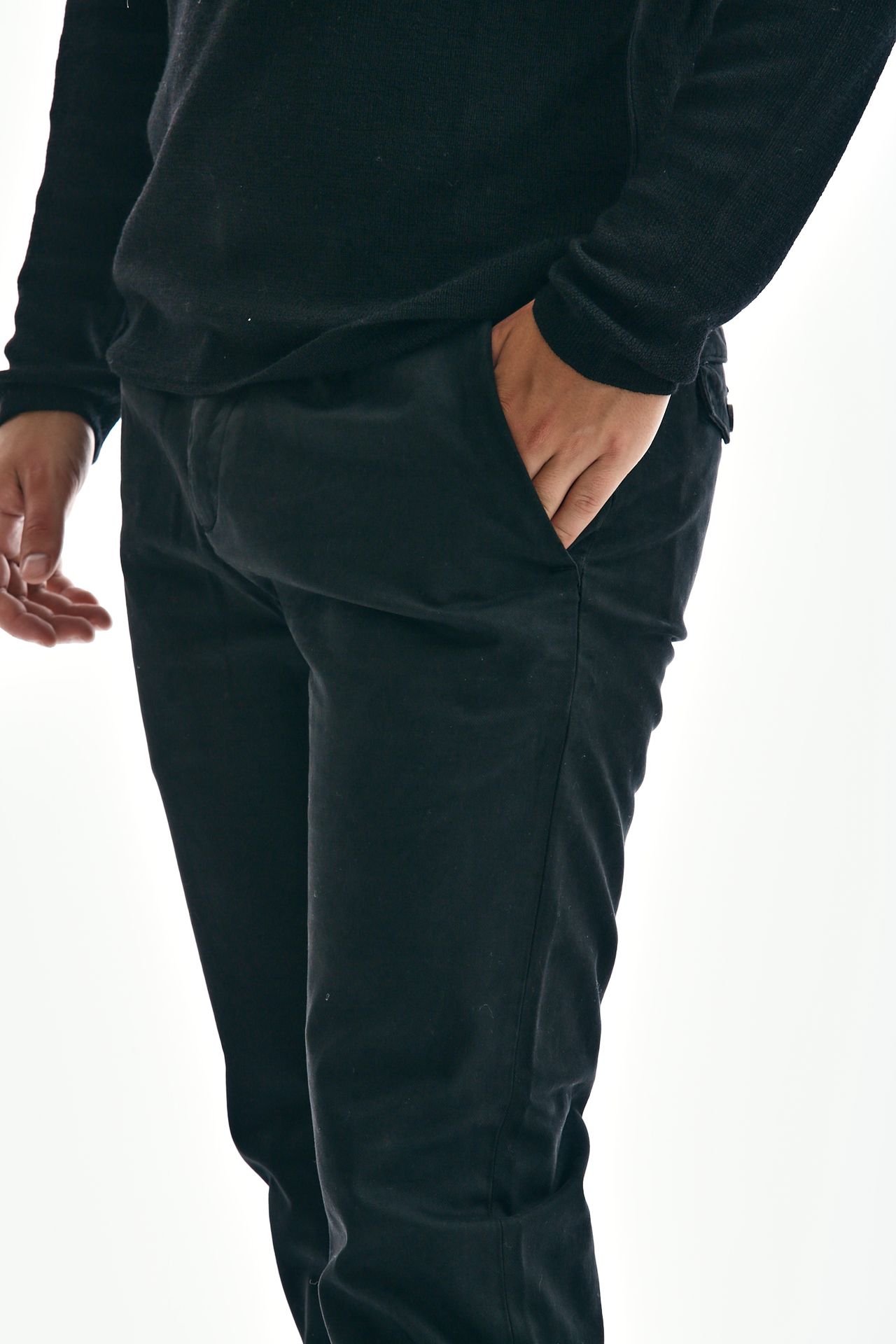 Pantalone PRINCE PINCES nero 