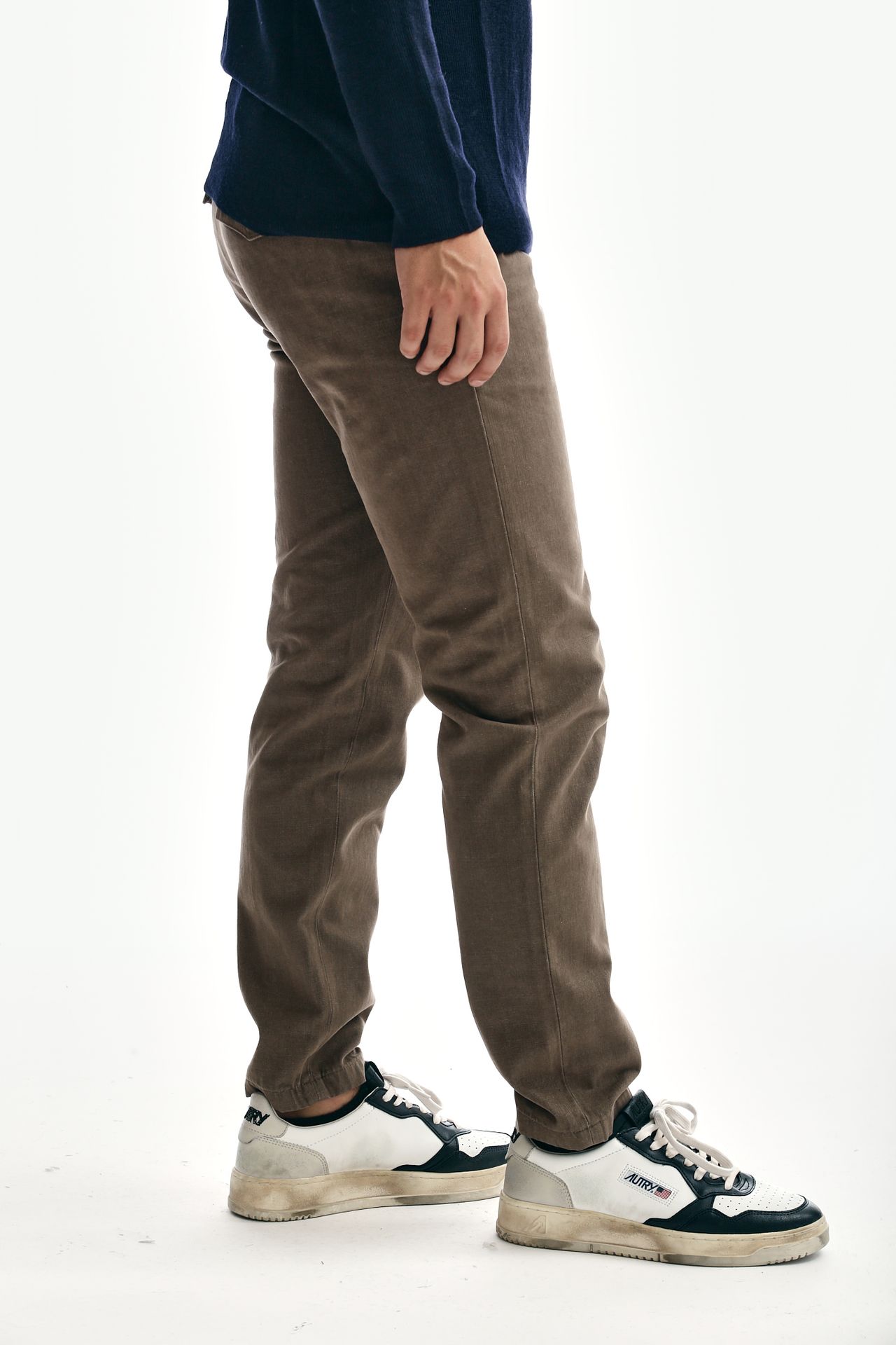 Pantalone PRINCE slim tortora