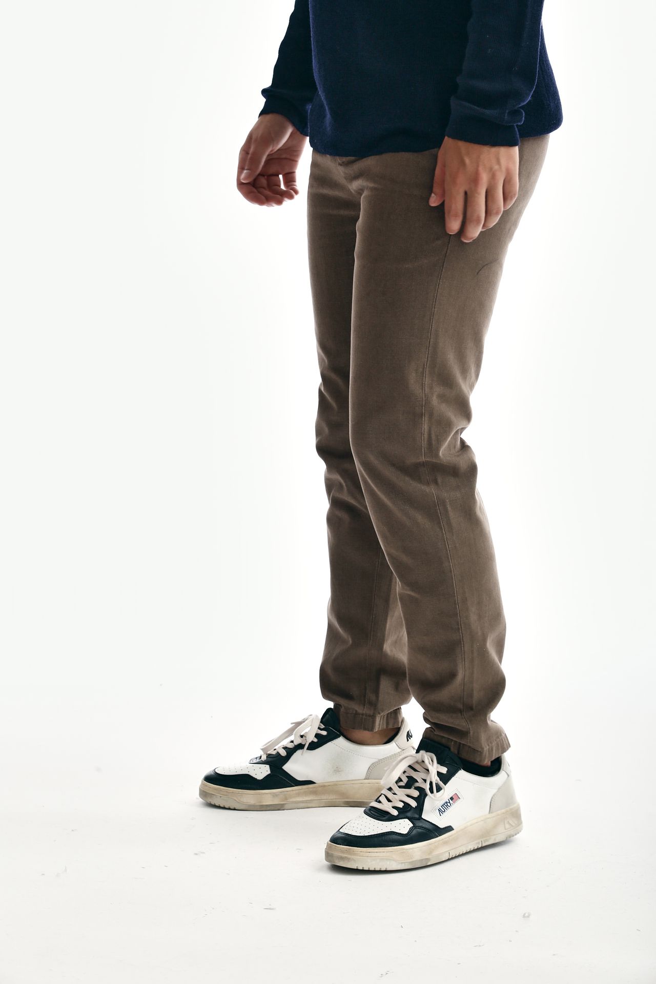 Pantalone PRINCE slim tortora