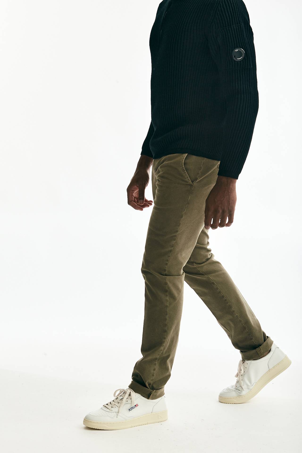 Pantalone SPIRITISSIMO in cotone stretch verde