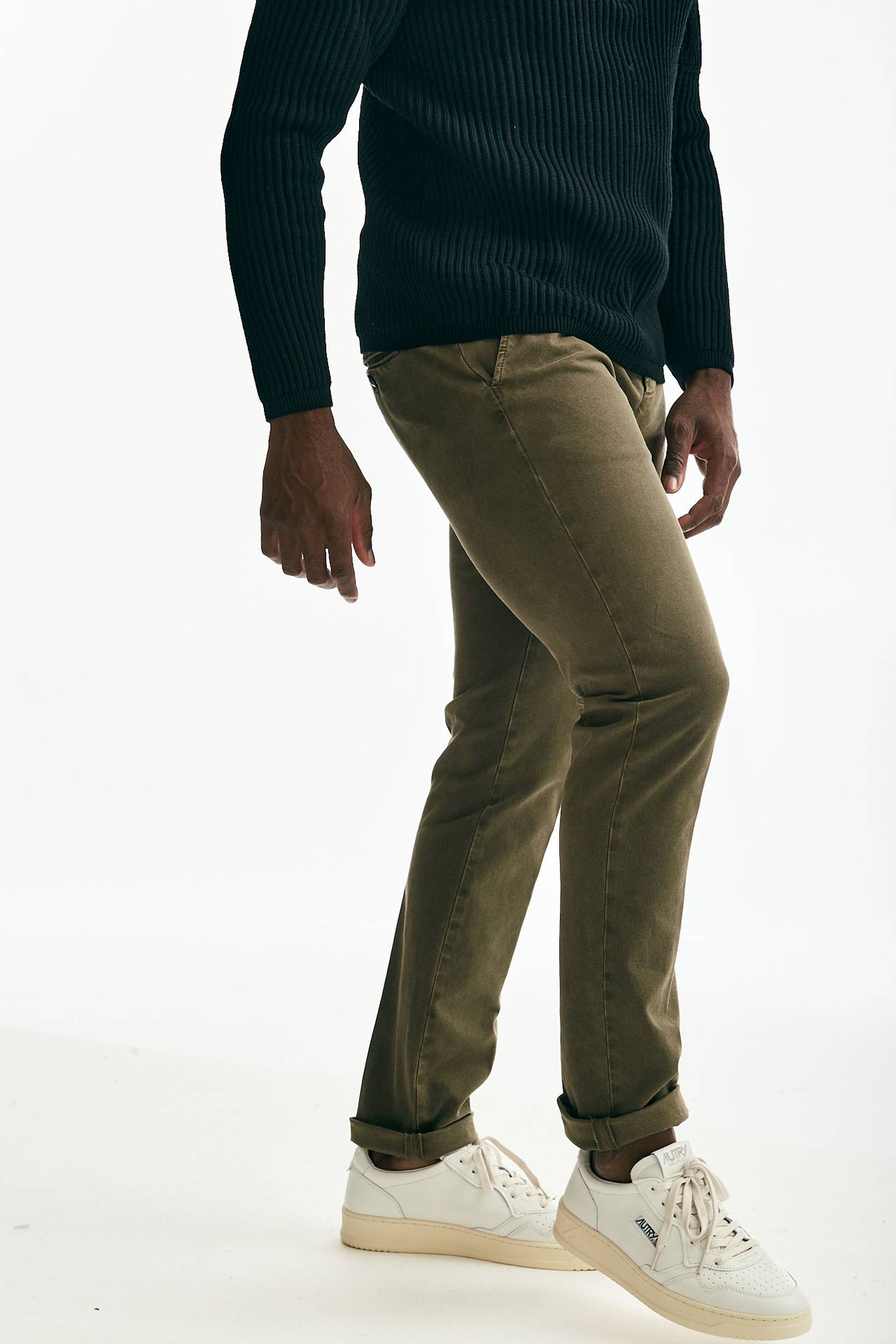 Pantalone SPIRITISSIMO in cotone stretch verde