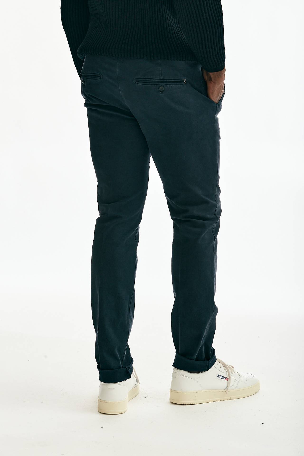 Pantalone SPIRITISSIMO in cotone stretch blu