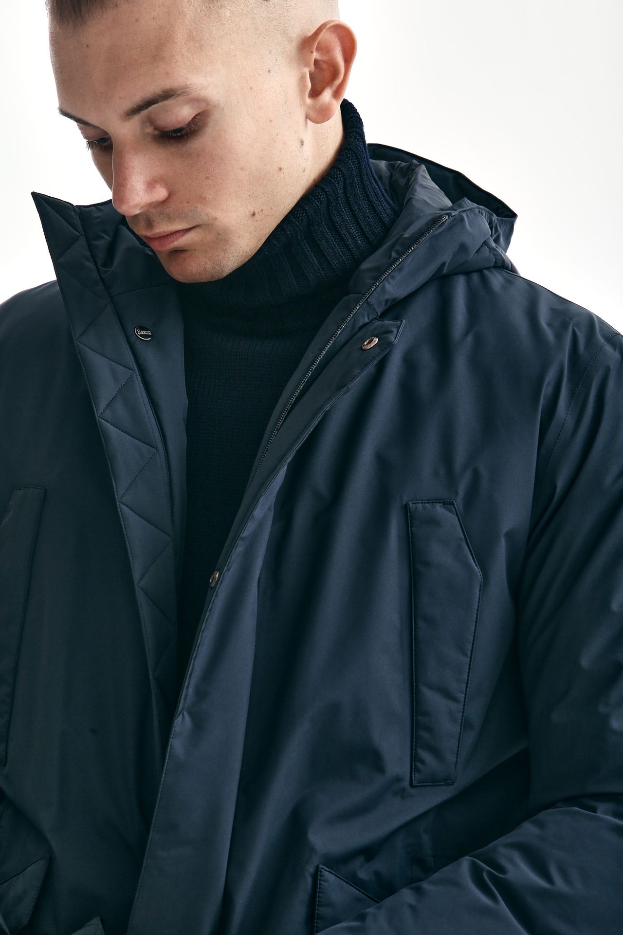 Parka GORE-TEX imbottito blu