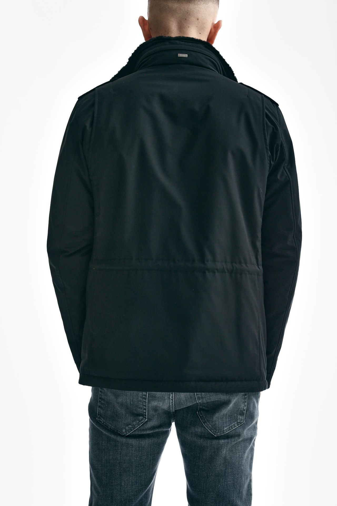 Field jacket imbottita nero