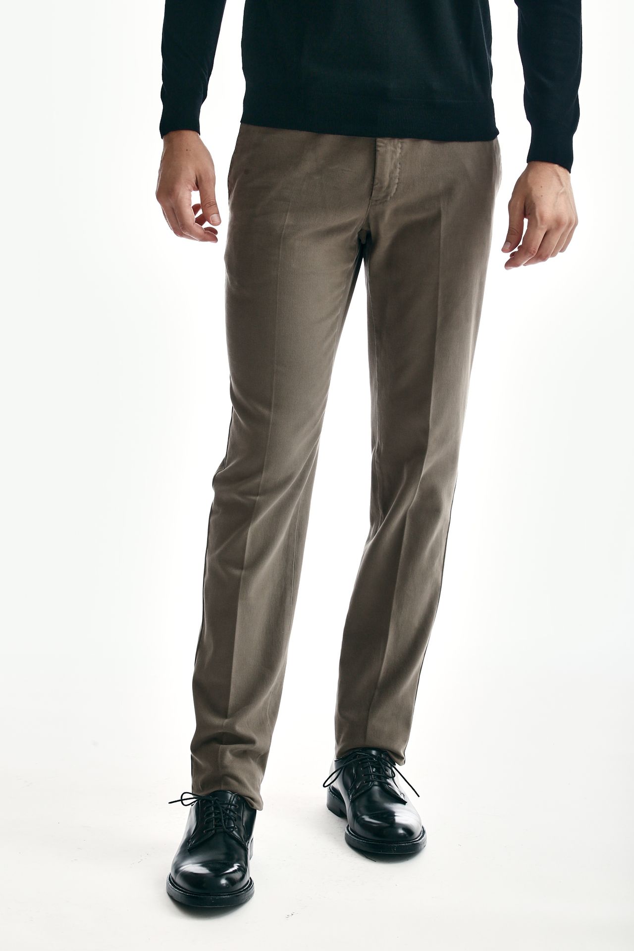 Pantalone SUPER SLIM FIT tortora