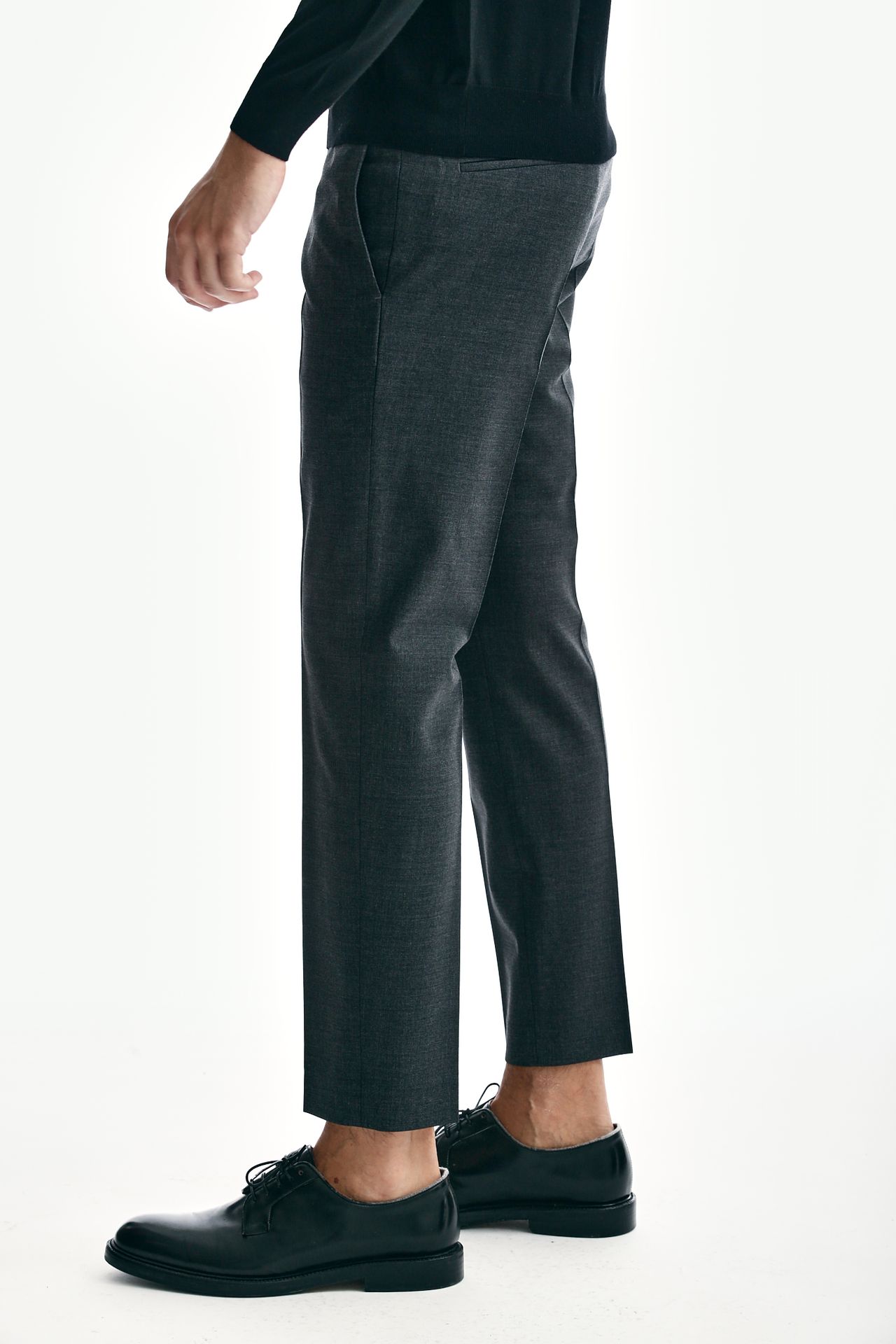 Pantalone EDGE DIECI in lana grigio