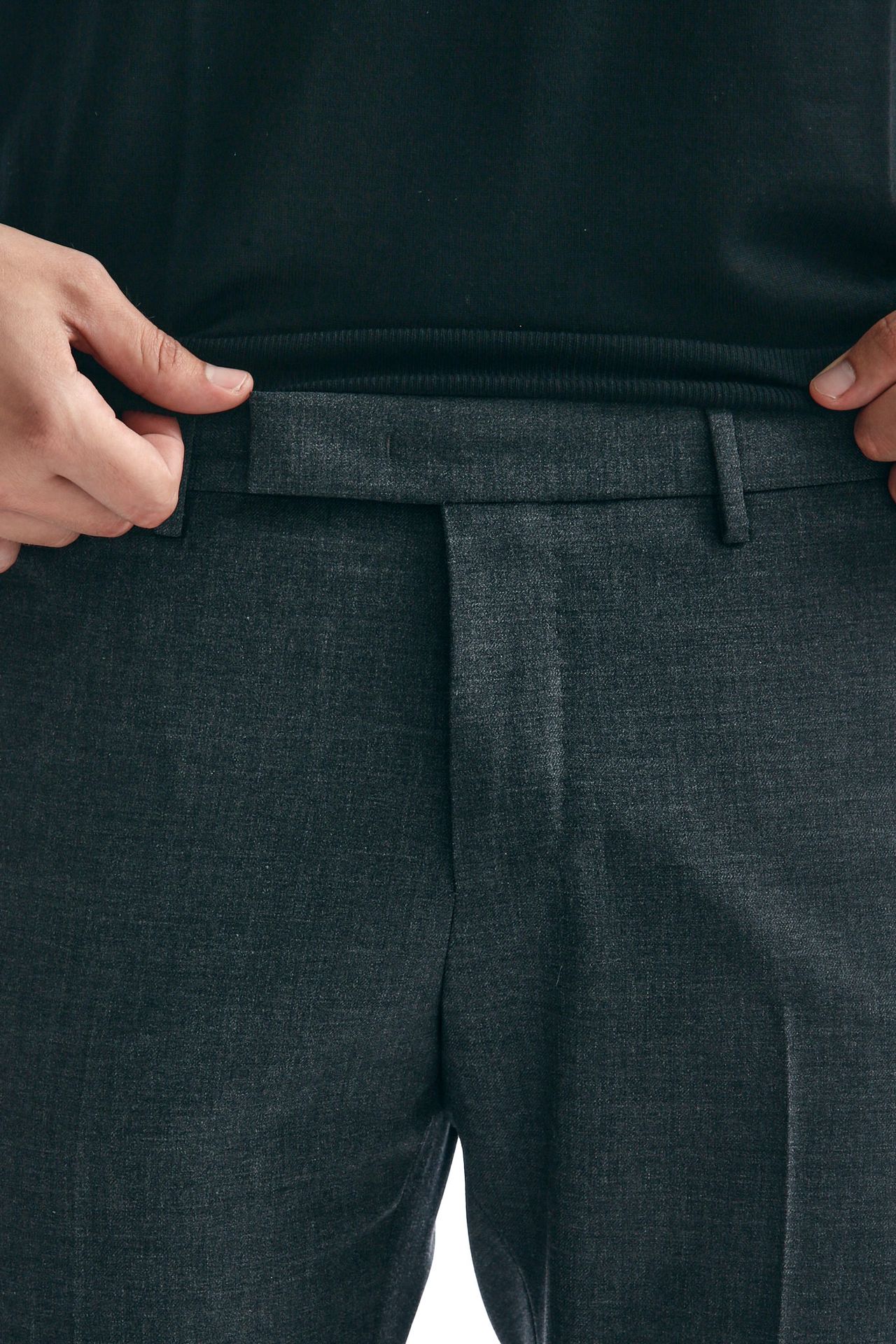 Pantalone EDGE DIECI in lana grigio