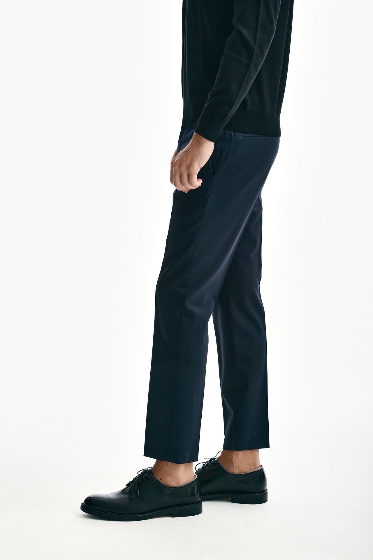 Pantalone EDGE-DIECI in lana blu