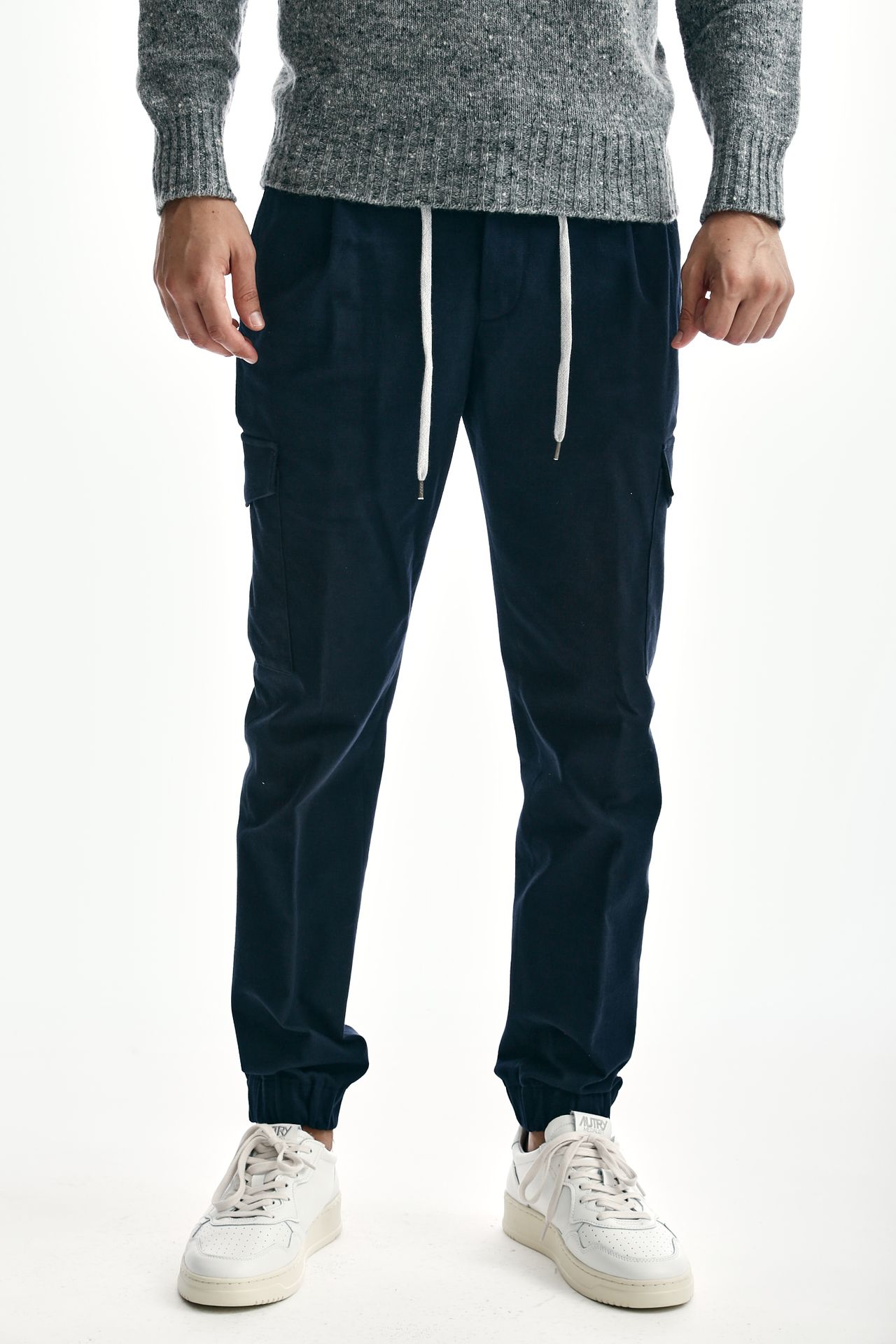 Pantalone SOFT FIT in cotone blu