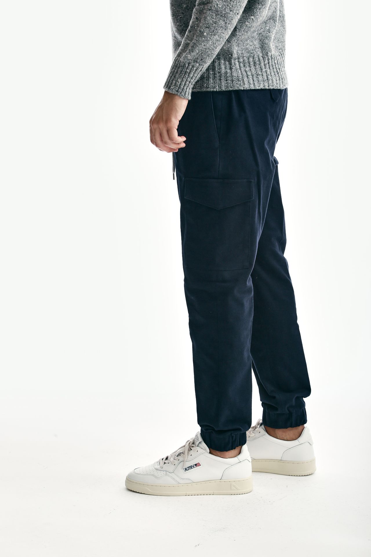 Pantalone SOFT FIT in cotone blu