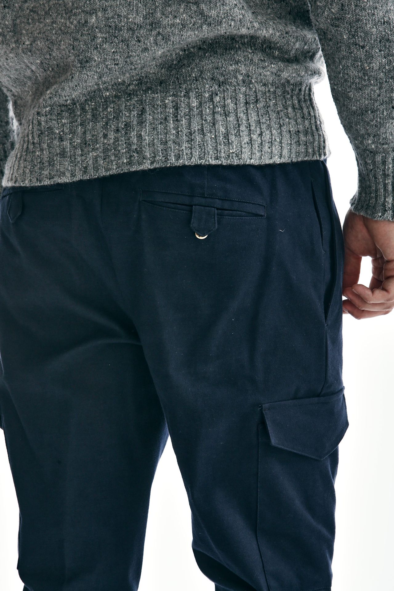 Pantalone SOFT FIT in cotone blu