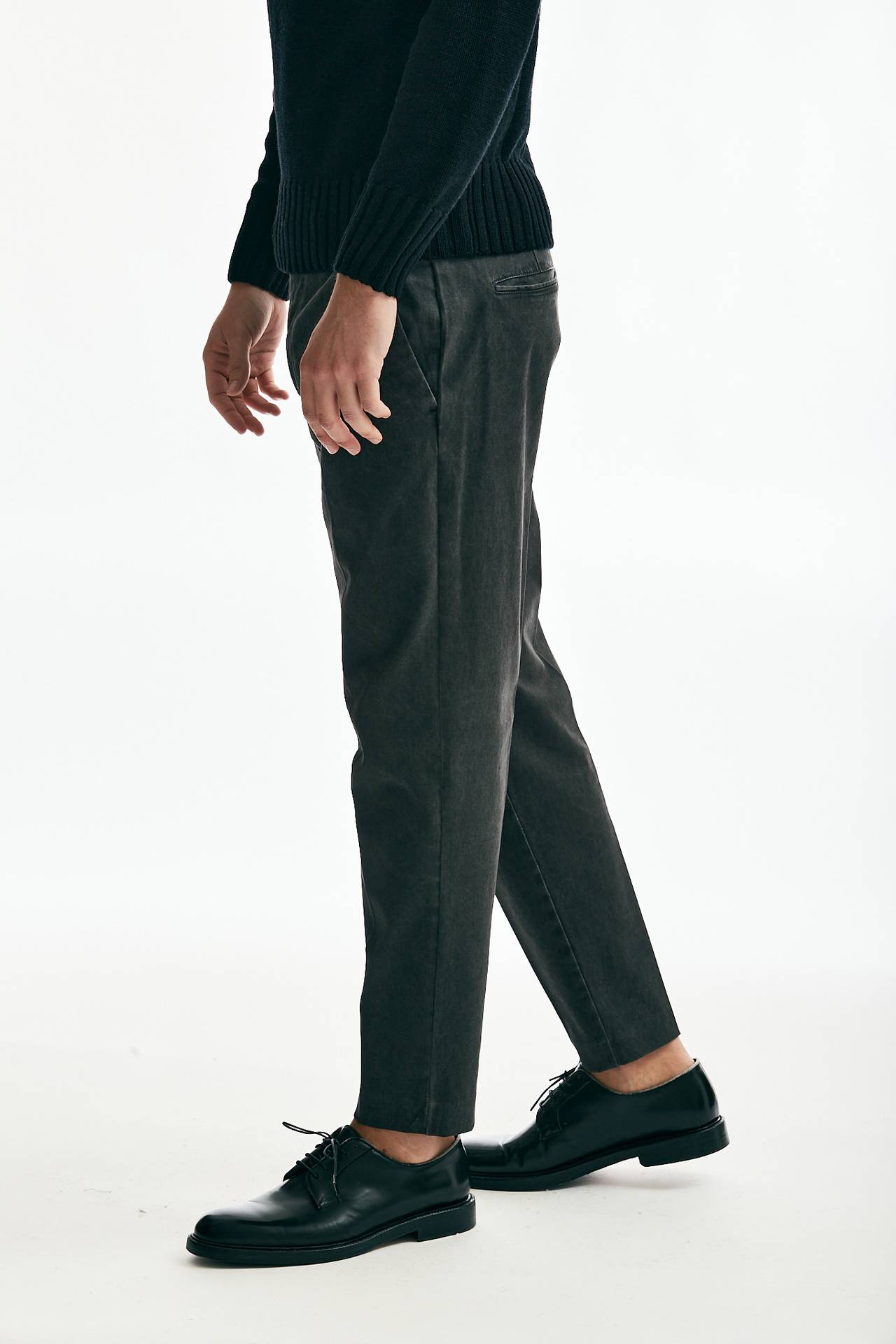 Pantalone EDGE REBEL in cotone stretch antracite