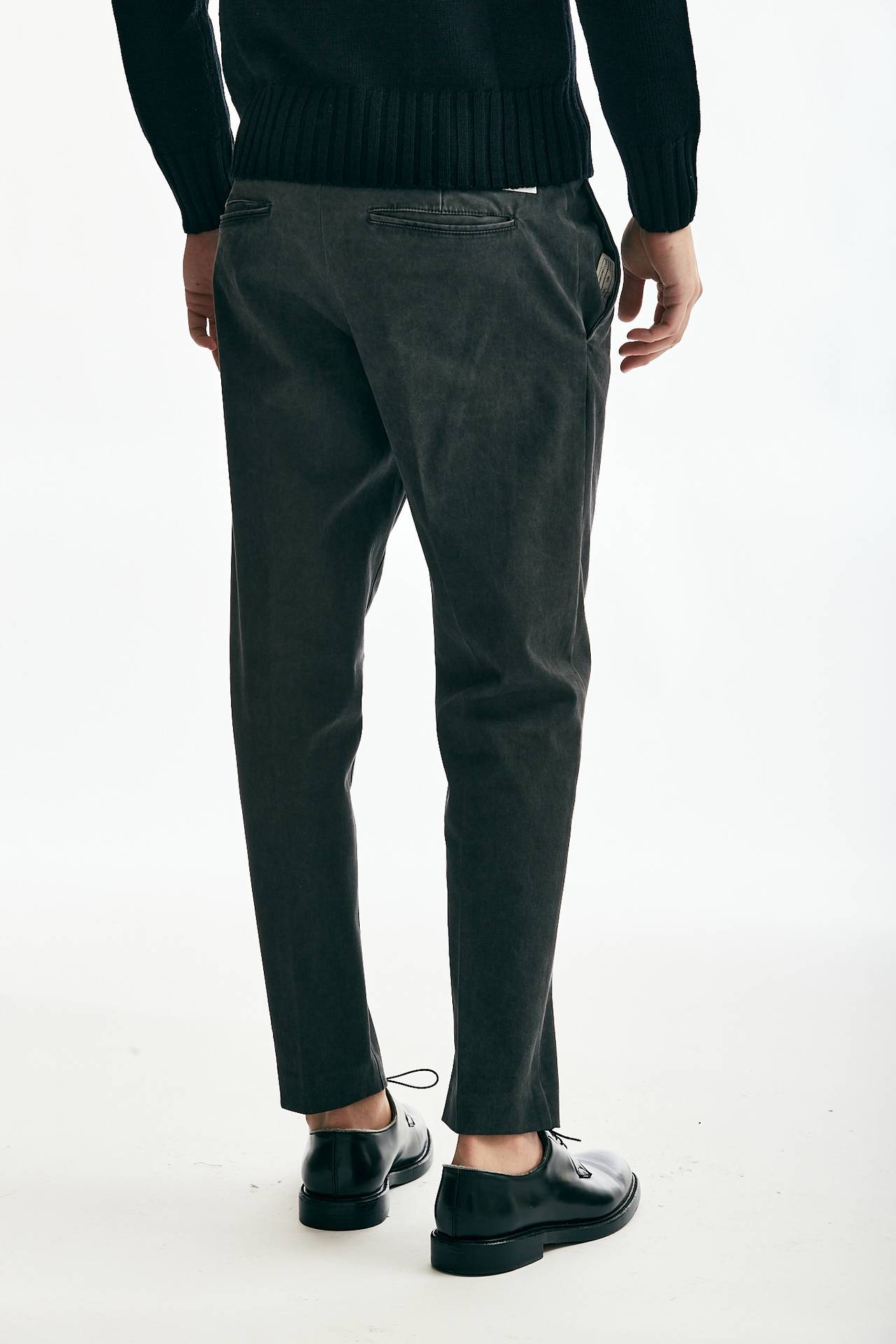 Pantalone EDGE REBEL in cotone stretch antracite