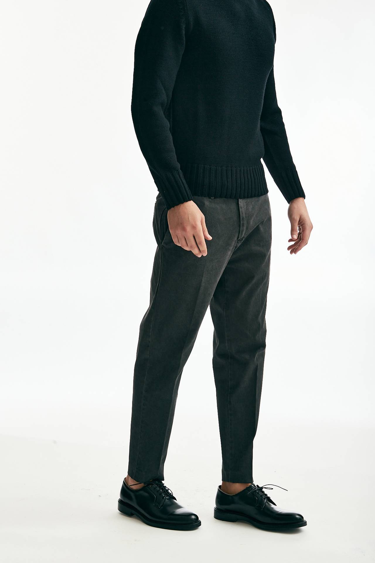 Pantalone EDGE REBEL in cotone stretch antracite